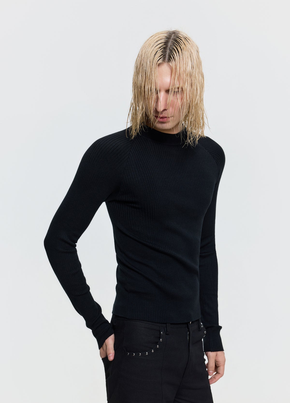 26FW RIBBED LONG SLEEVE TEE