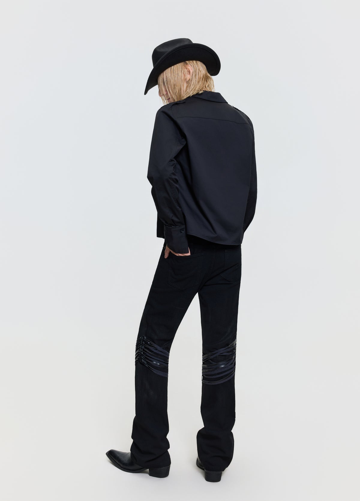 26FW STUDDED WESTERN SHIRT