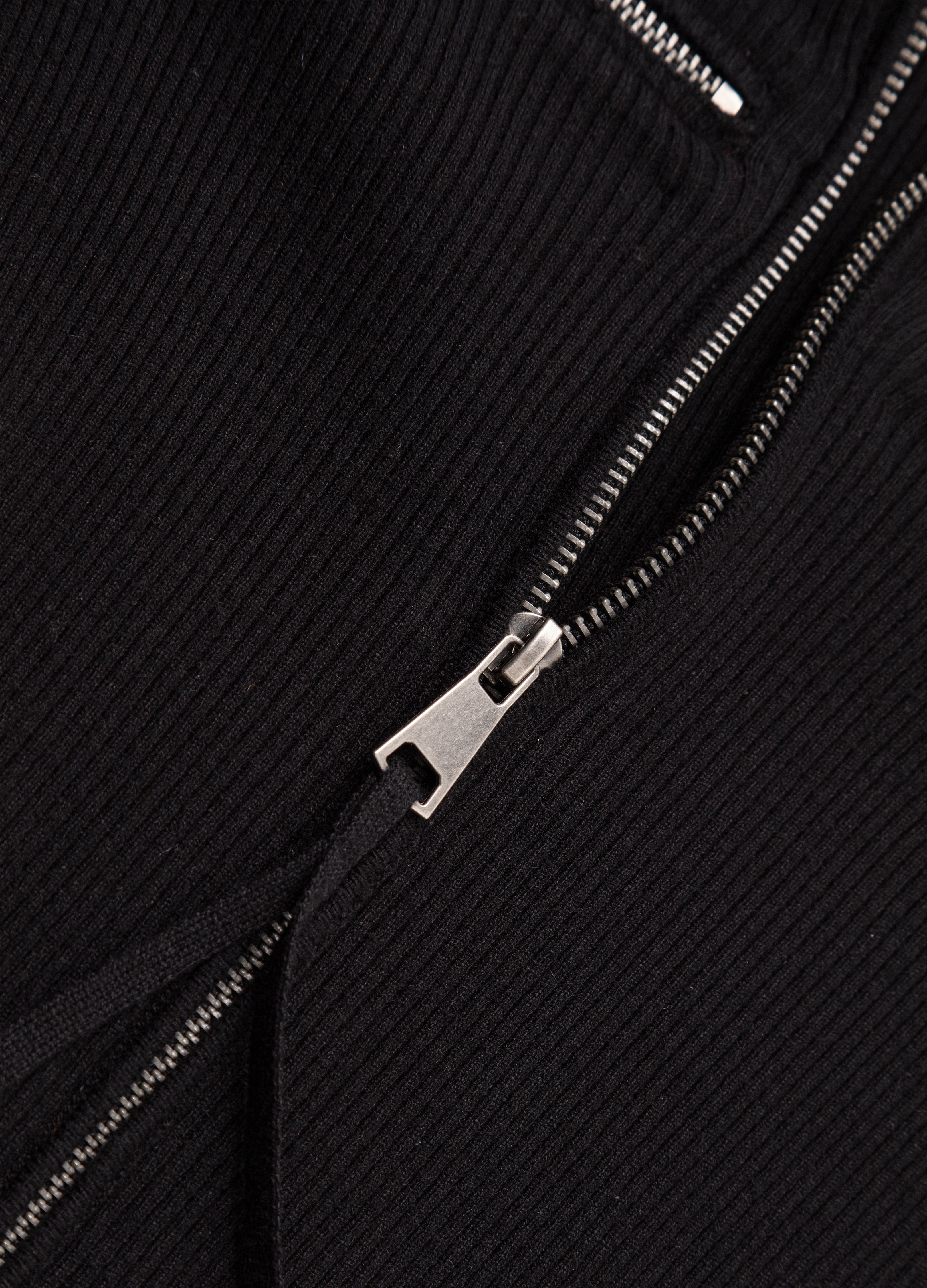 25FW DUAL-ZIP HIGH NECK KNIT