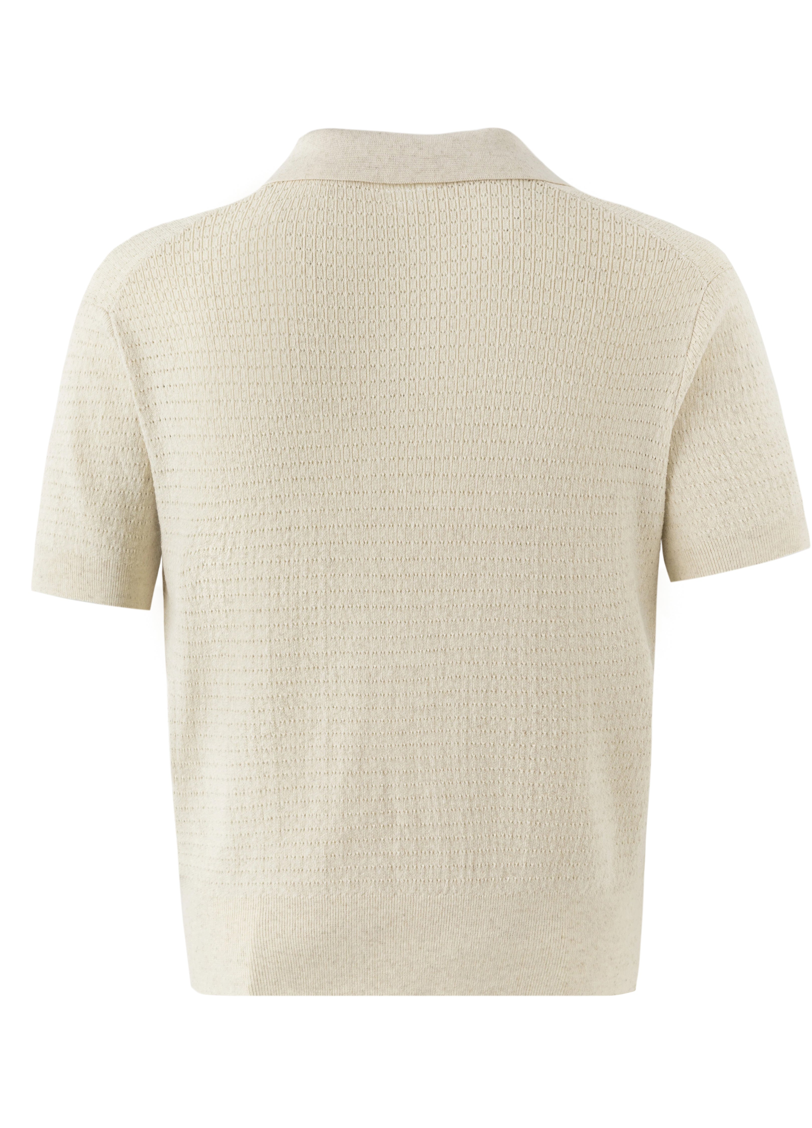 26SS OPEN-KNIT RESORT POLO