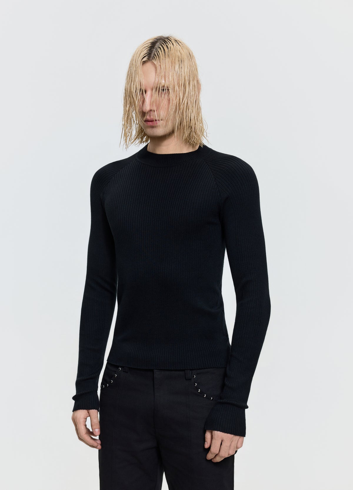 26FW RIBBED LONG SLEEVE TEE