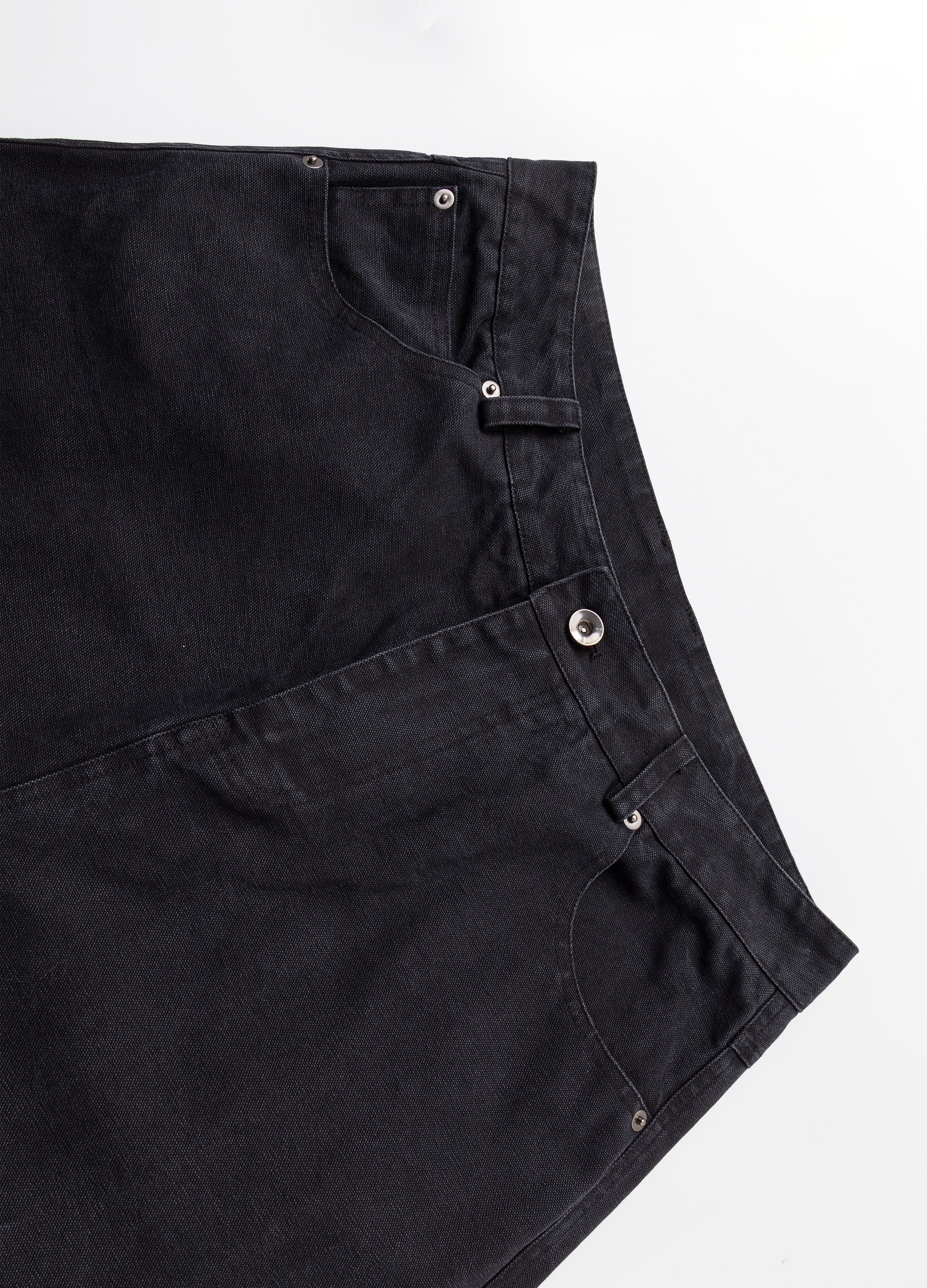 25FW WASHED BLACK BAGGY DENIM