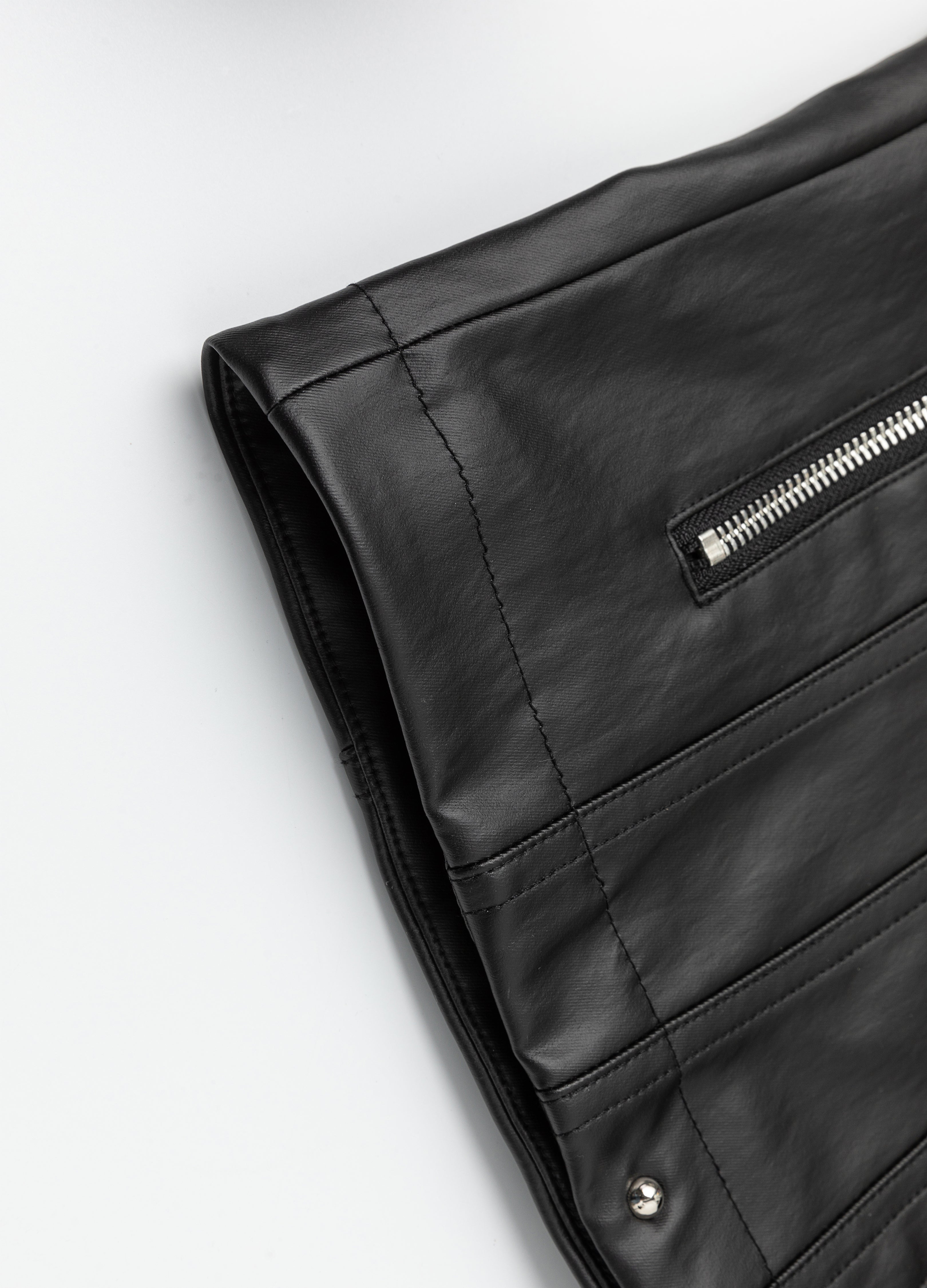 26SS DECONSTRUCT ZIP BIKER JACKET