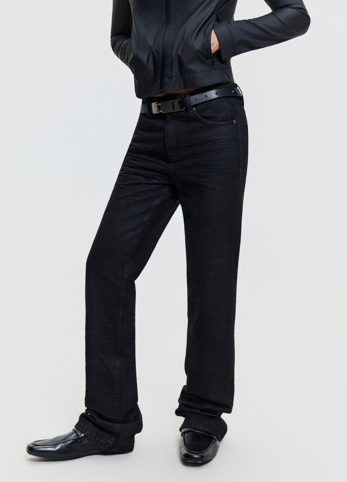 26FW 3D WHISKER WAXED DENIM