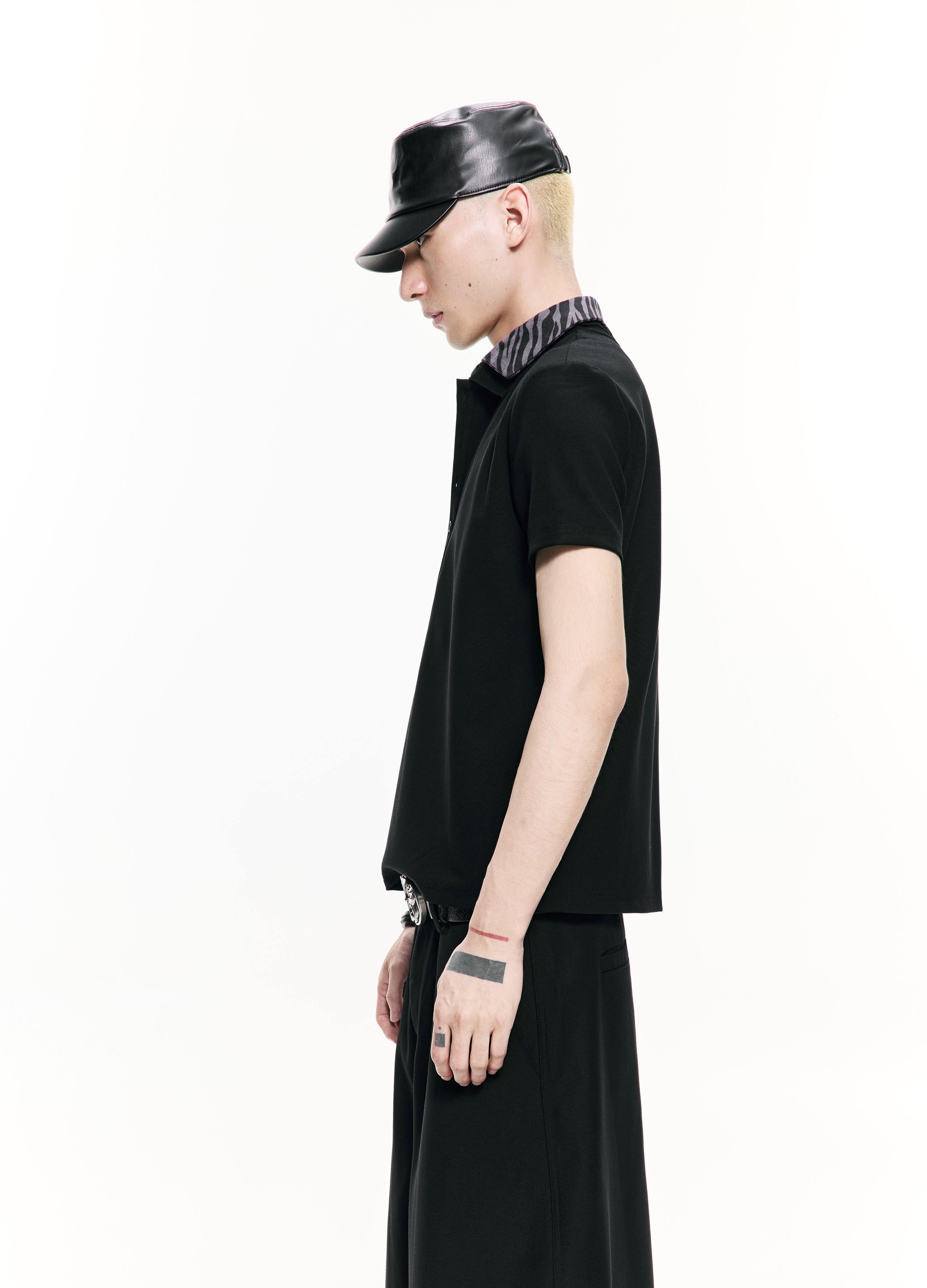 26SS DOUBLE-COLLAR PATTERN POLO