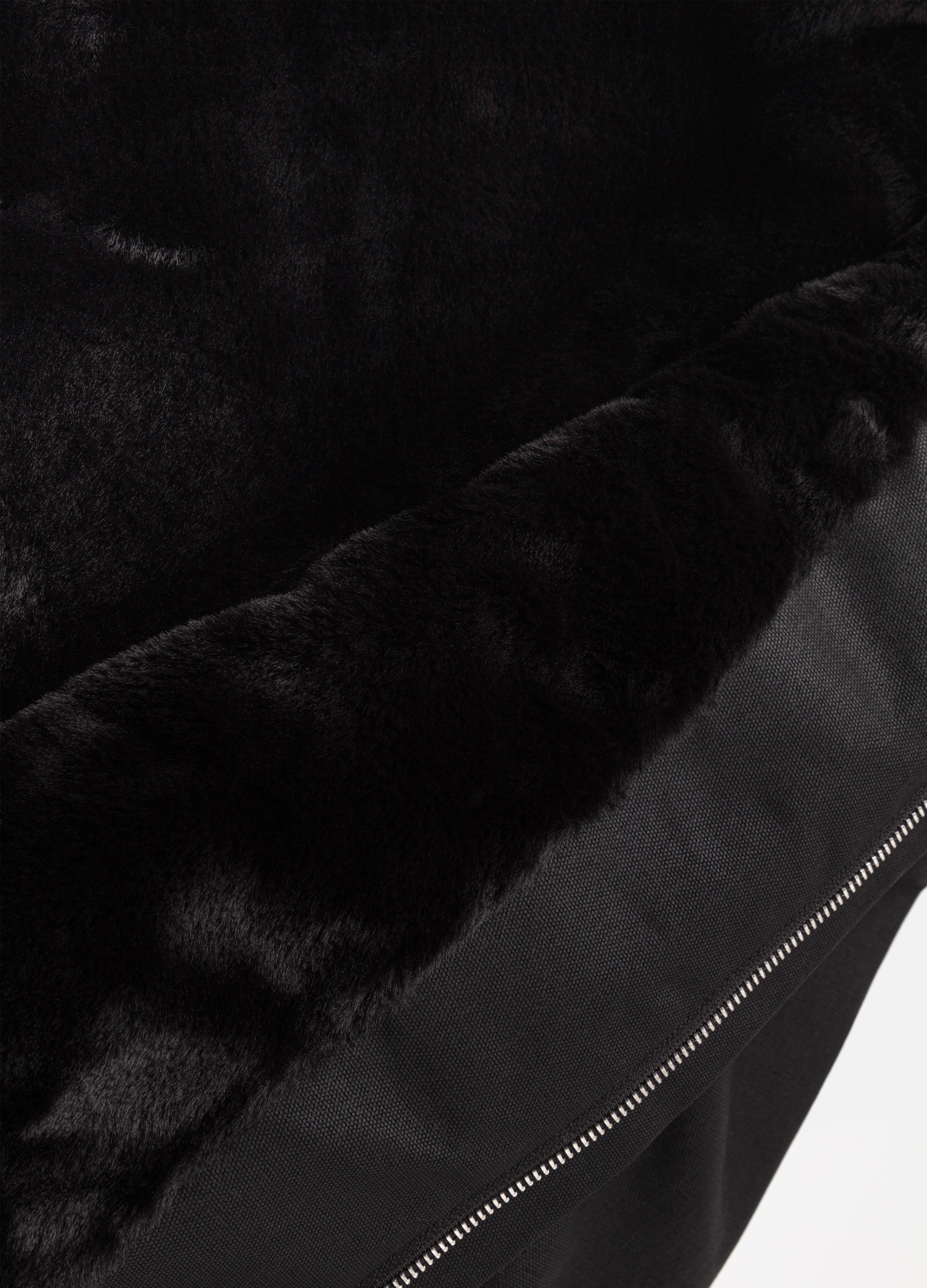 25FW TIE-WAIST FUR PARKA