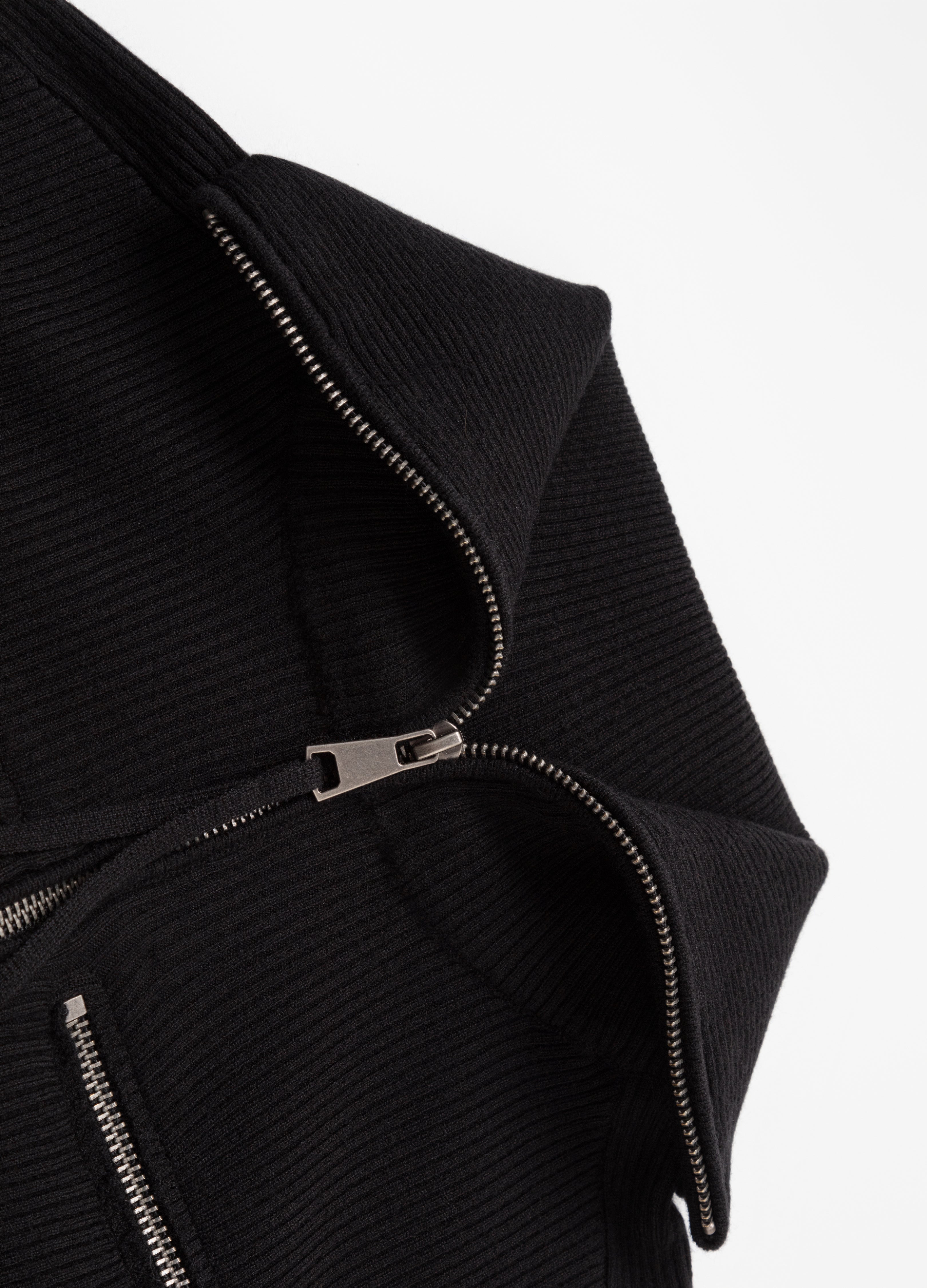 25FW DUAL-ZIP HIGH NECK KNIT