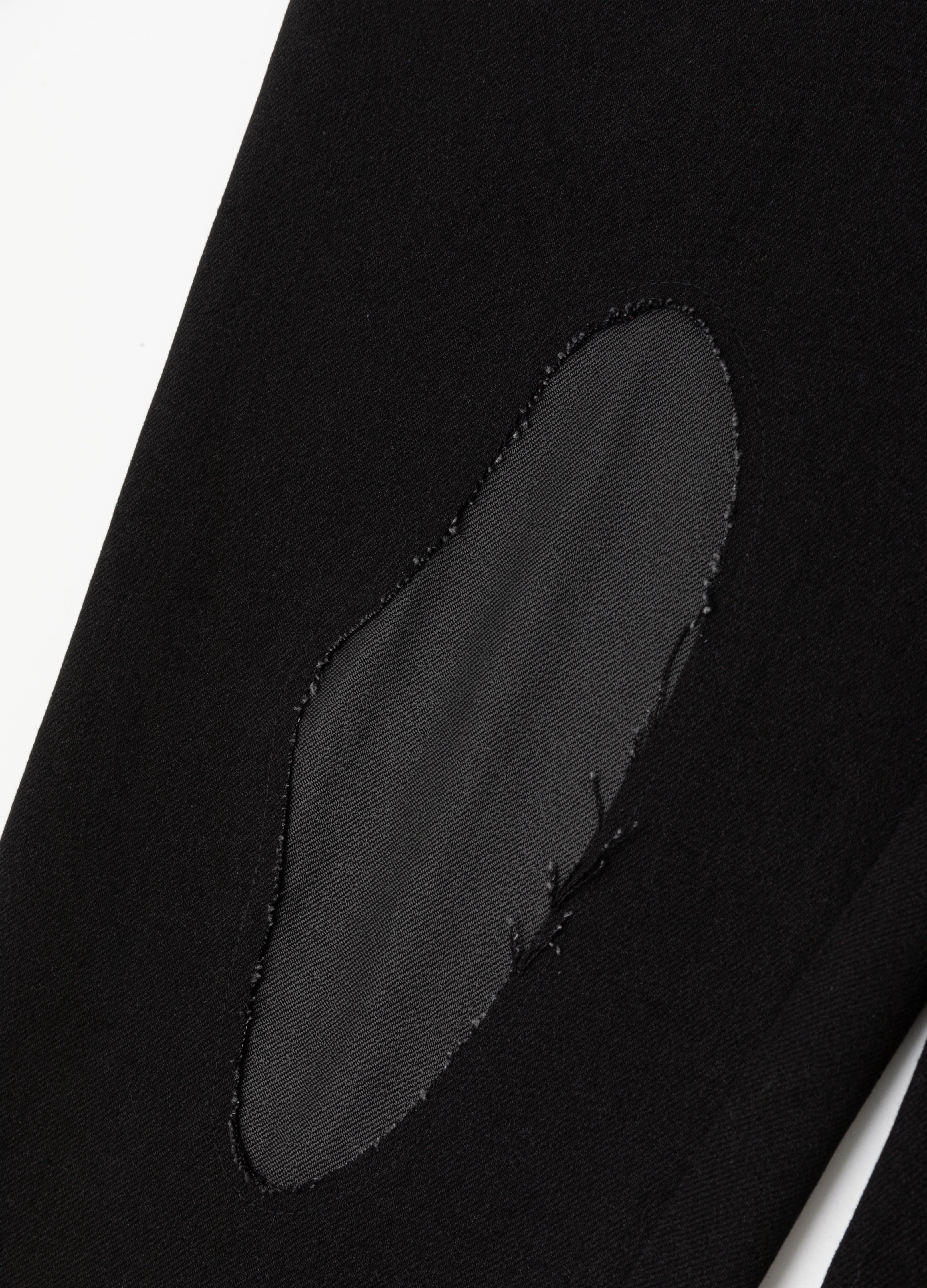 26SS DISTRESSED FLARE PANEL DENIM