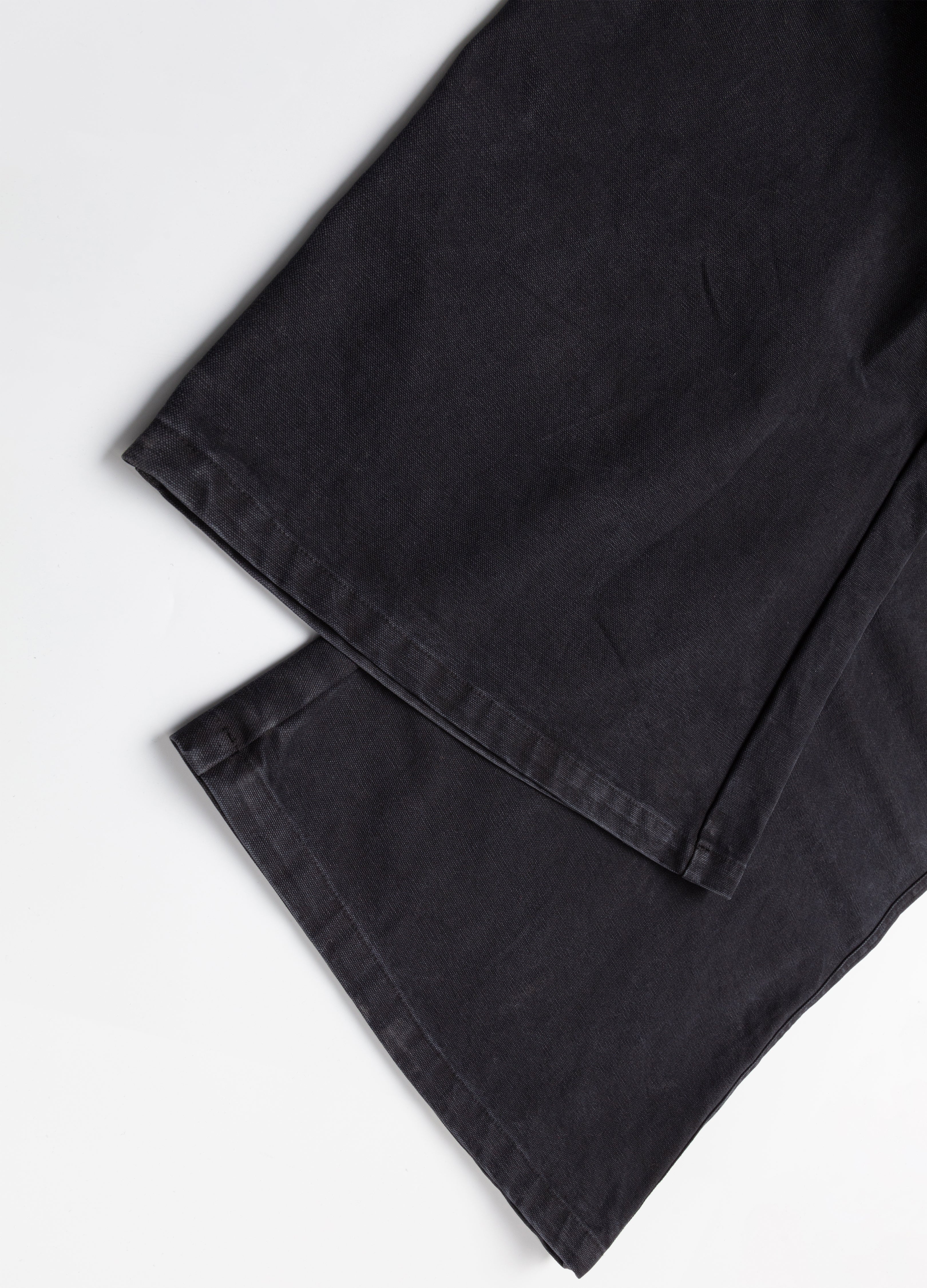 25FW WASHED BLACK BAGGY DENIM