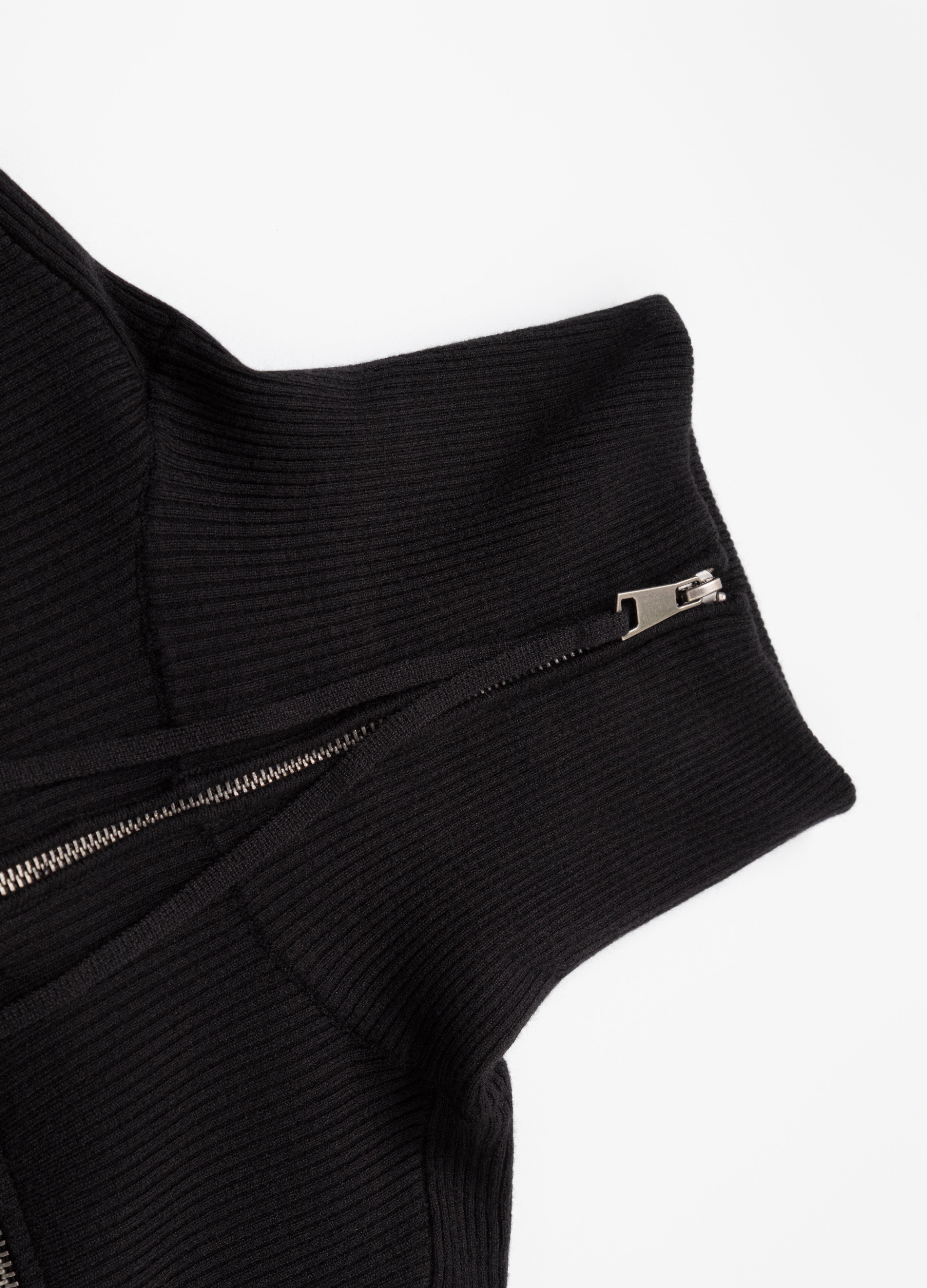 25FW DUAL-ZIP HIGH NECK KNIT