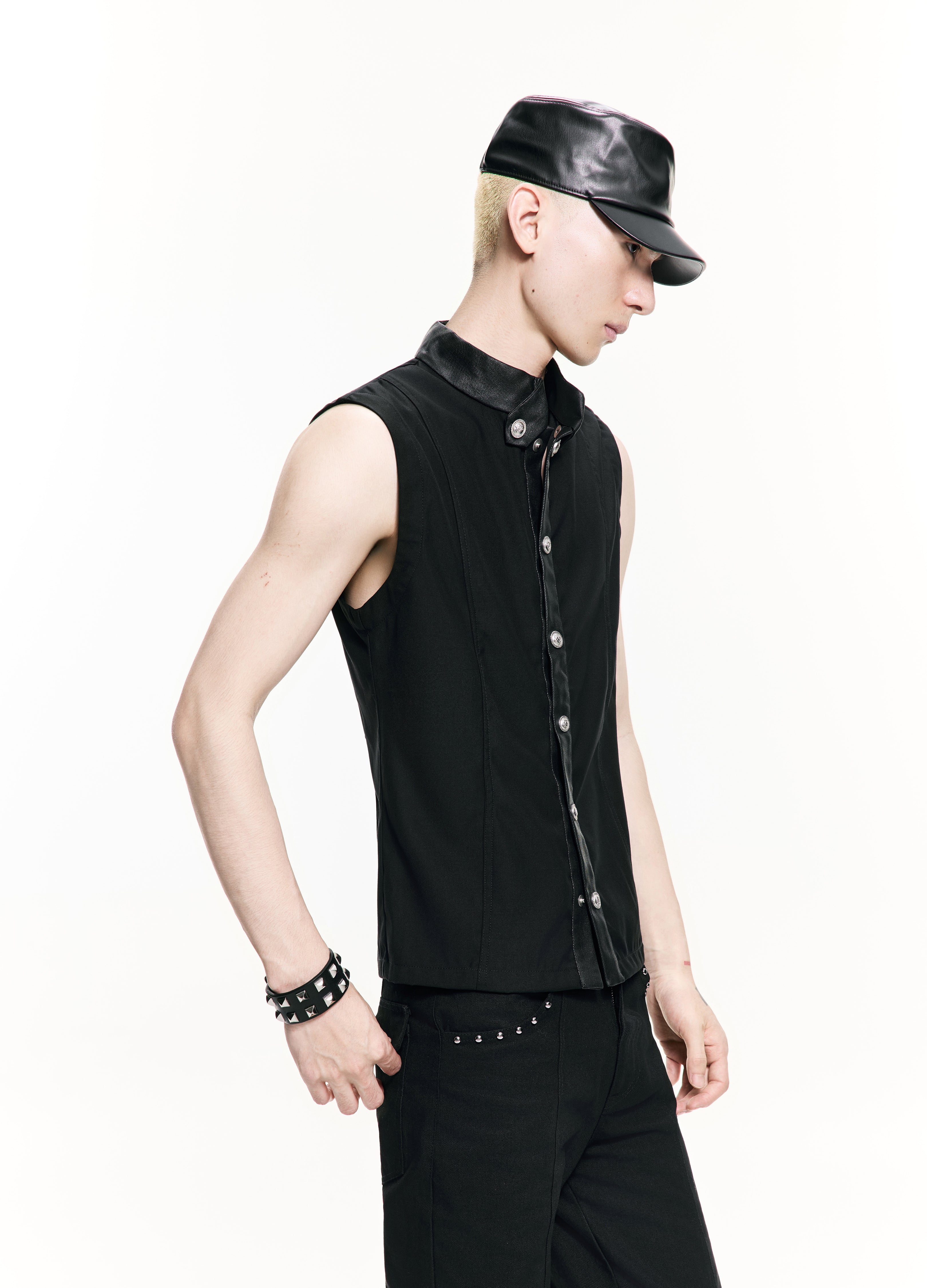 26SS GOTHIC METAL BUTTON VEST