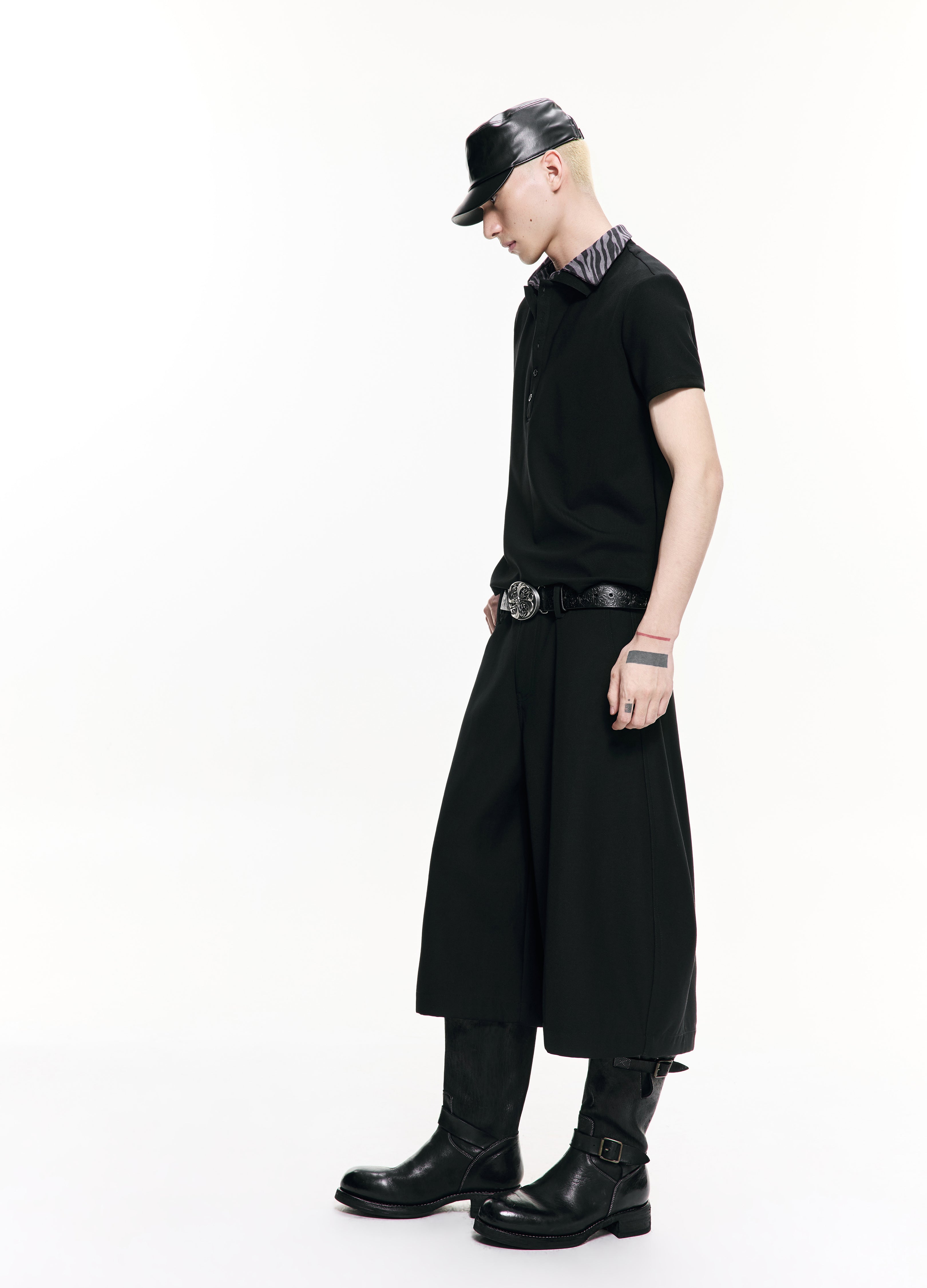 26SS DOUBLE-COLLAR PATTERN POLO