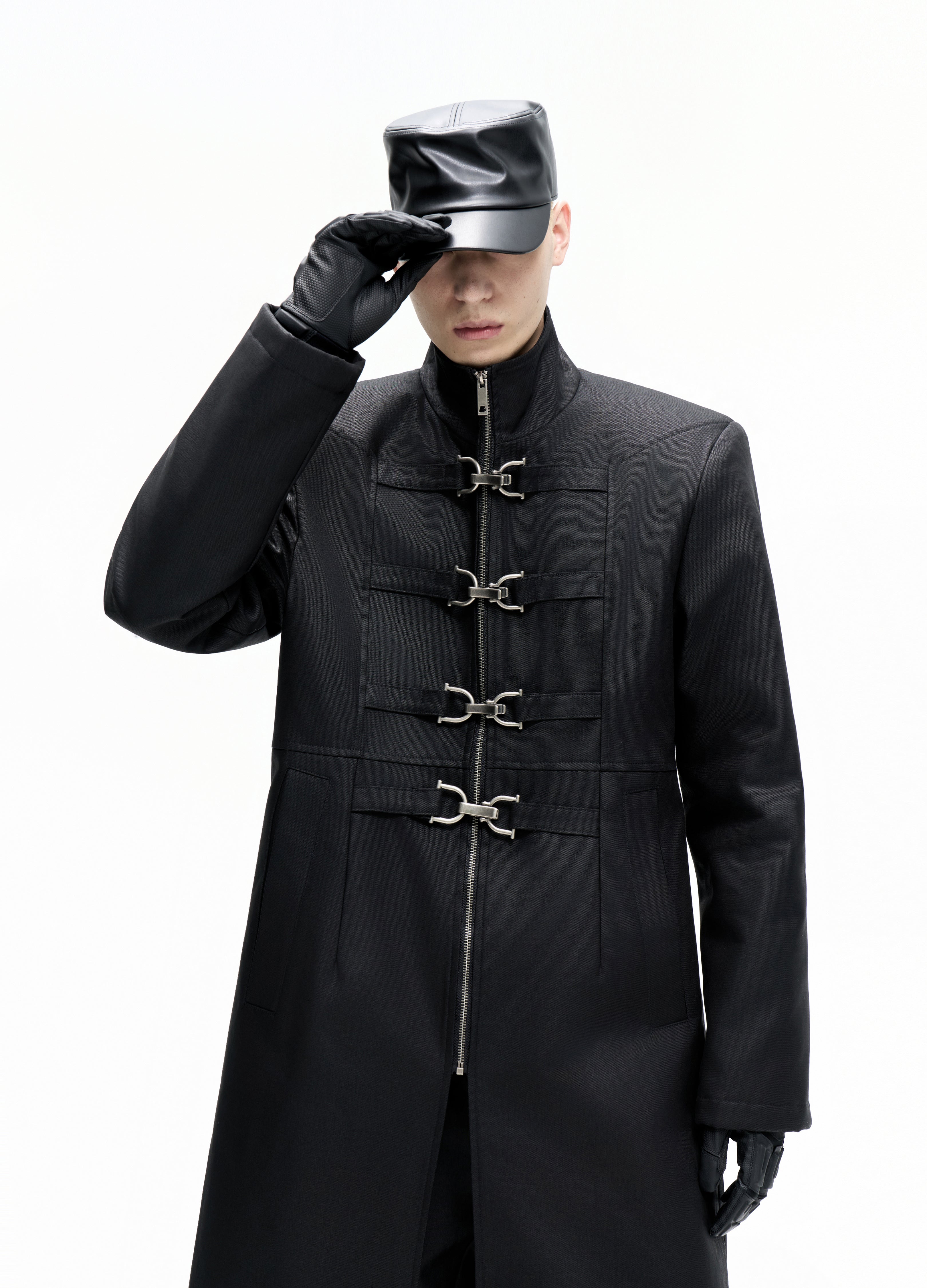 25FW FUR-LINED HIGH NECK COAT