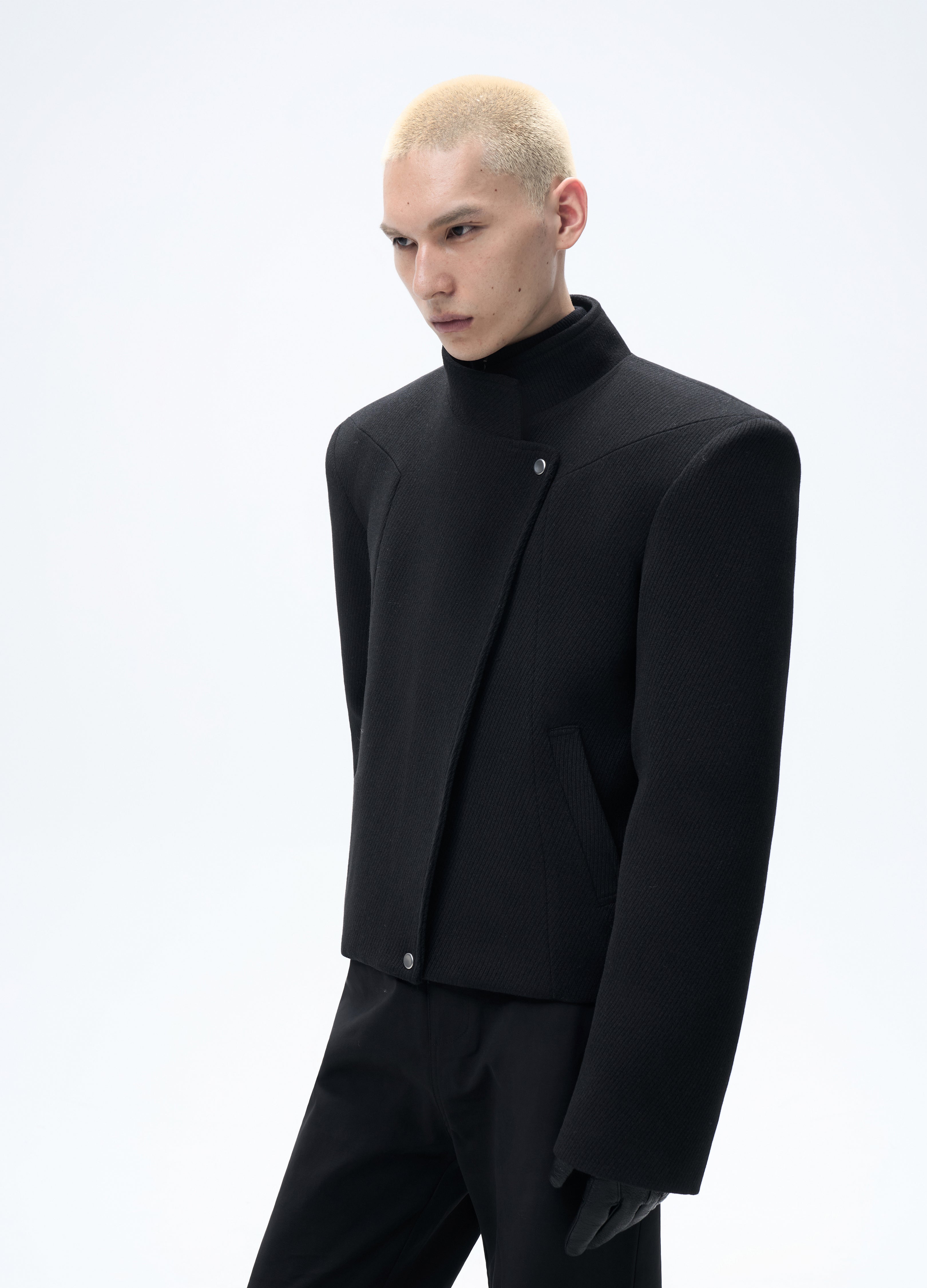 25FW PADDED WOOL SHORT JACKET