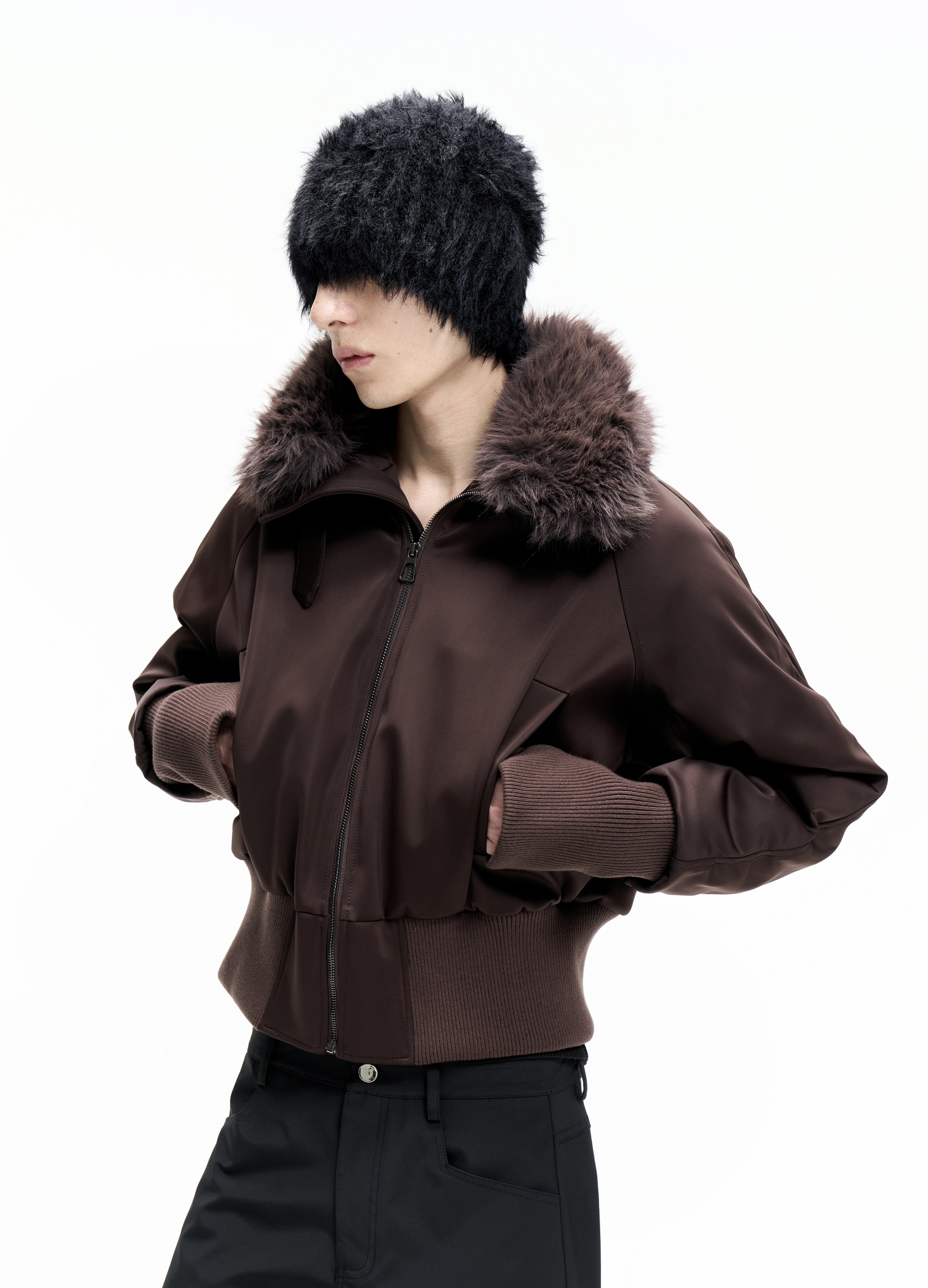 25FW FUR HOODED PARKA JACKET