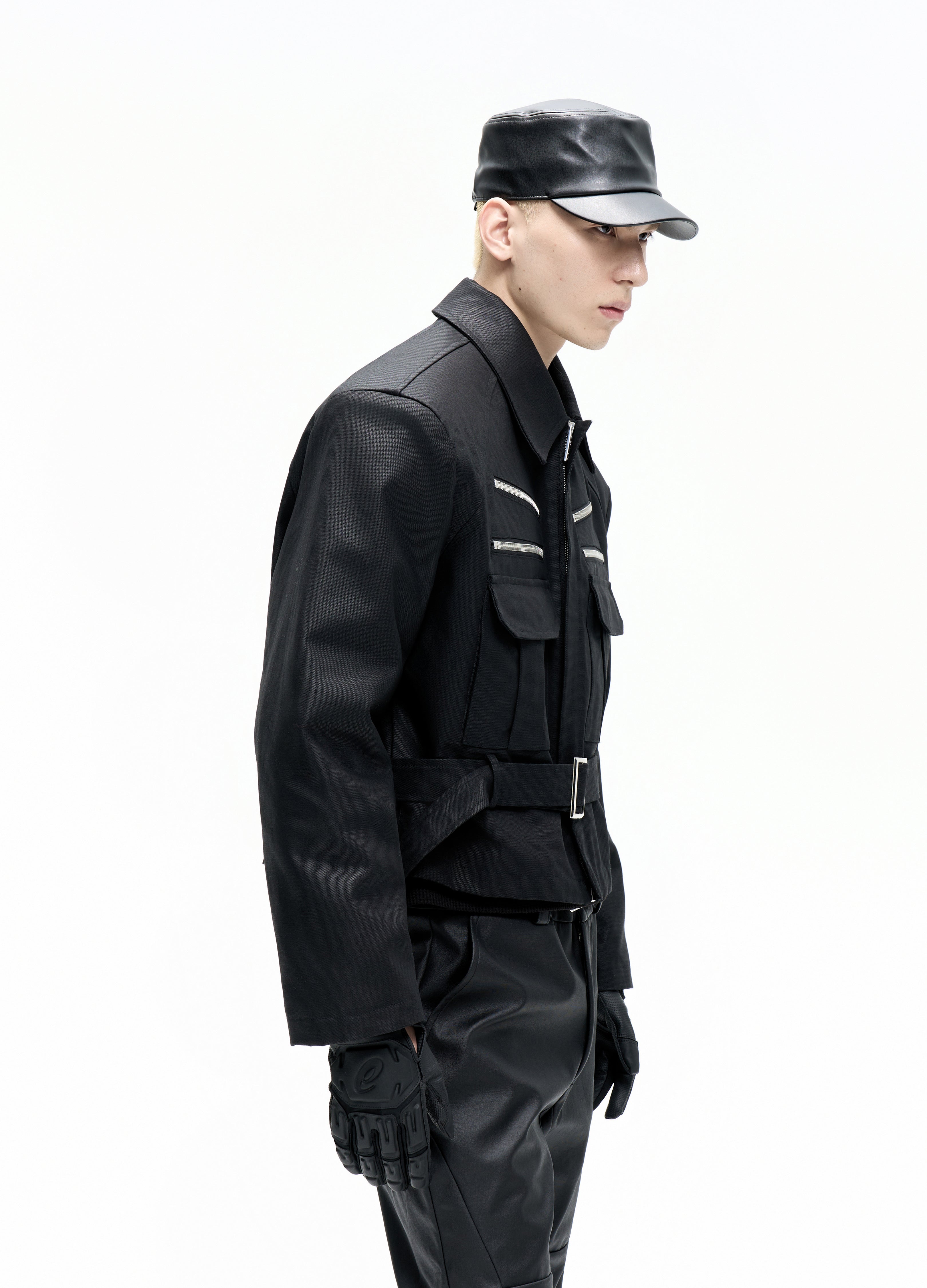 25FW TIE-WAIST FUR PARKA