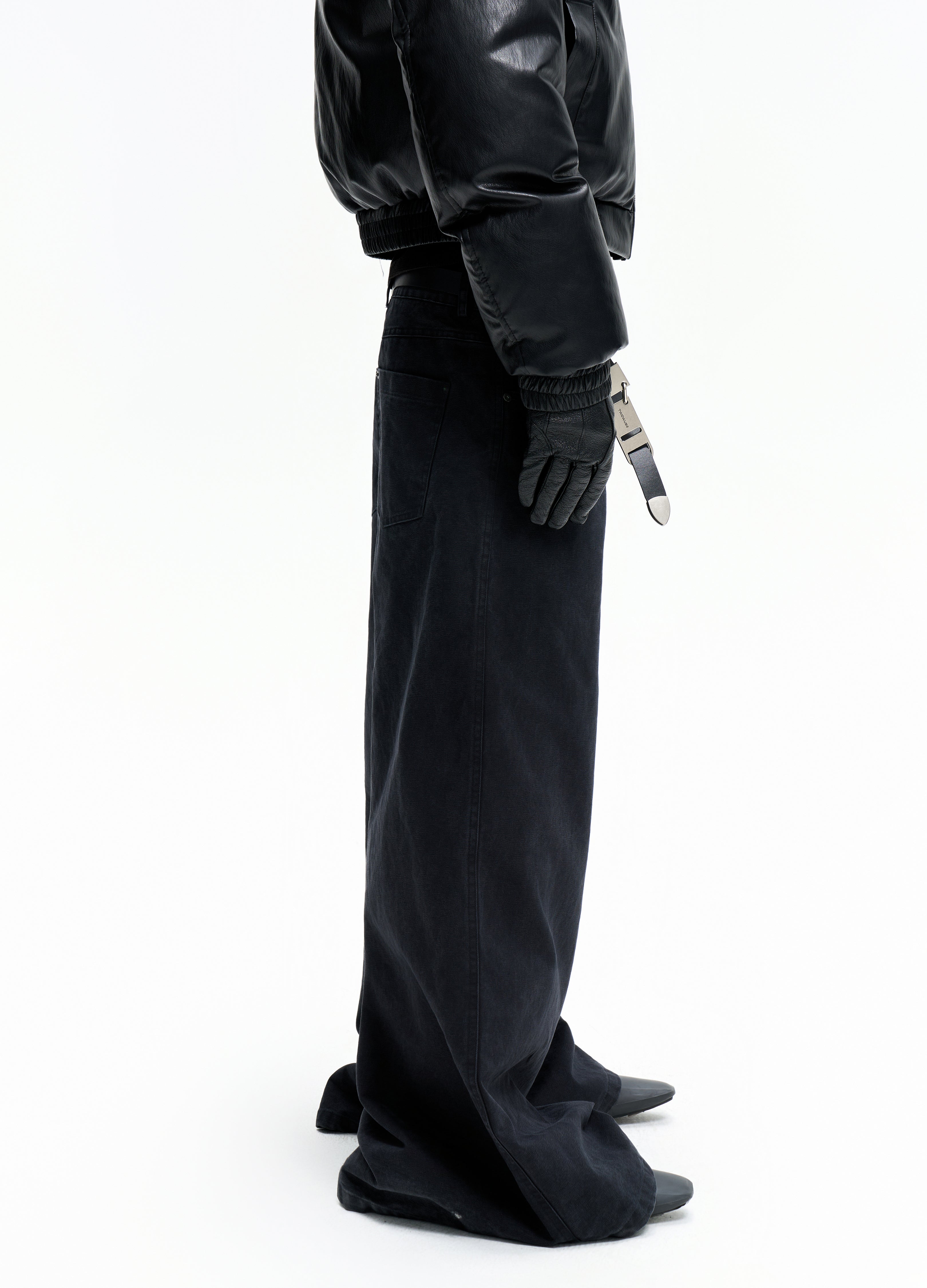 25FW WASHED BLACK BAGGY DENIM