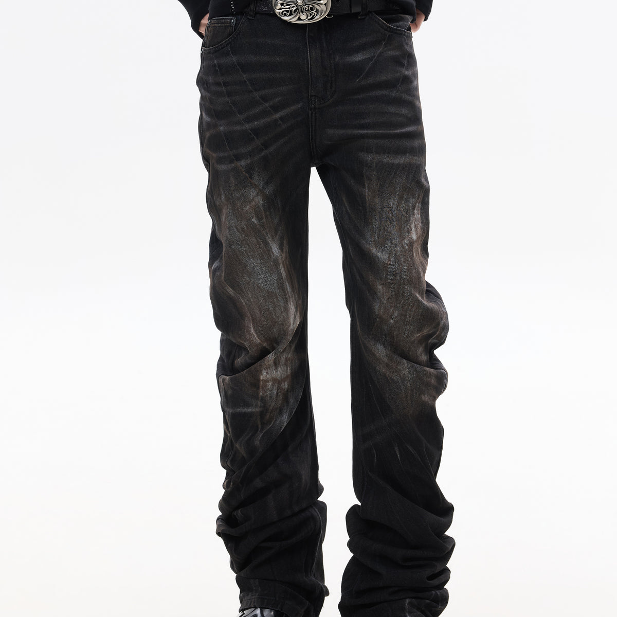 26SS RUST WASHED SLIM JEANS