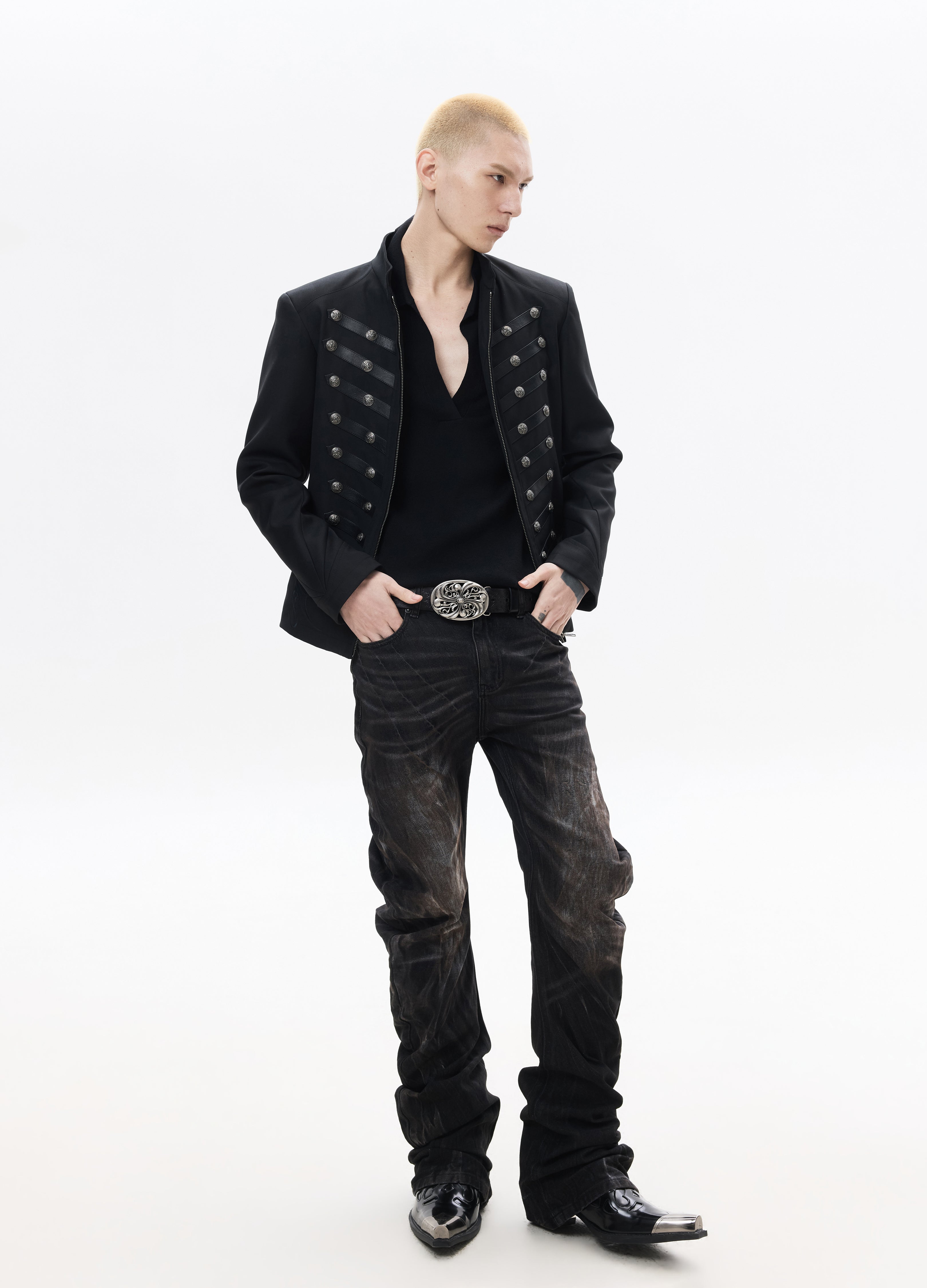 26SS RELAXED V-NECK KNIT SWEATER