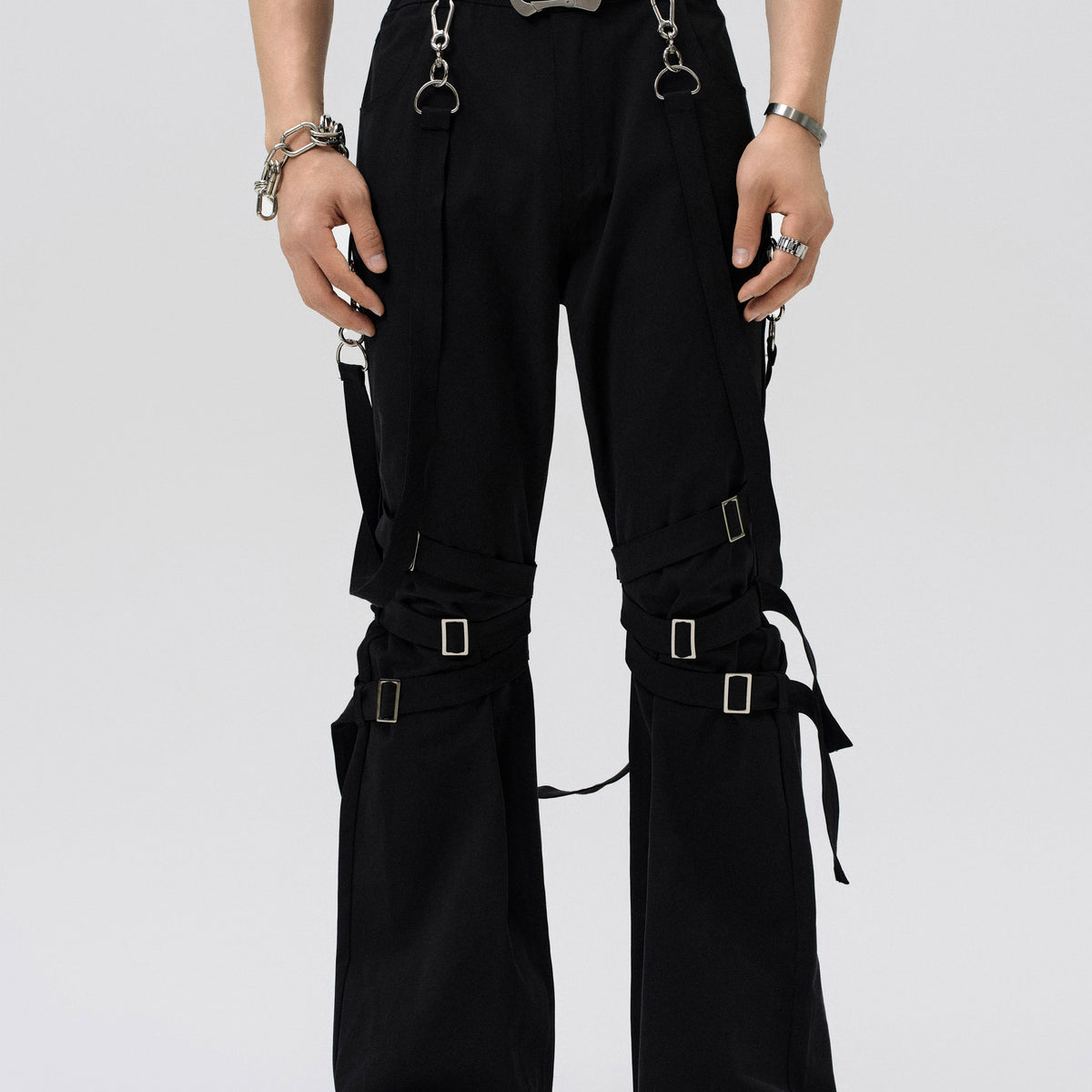 25SS STRAP FUSED FLARE PANTS