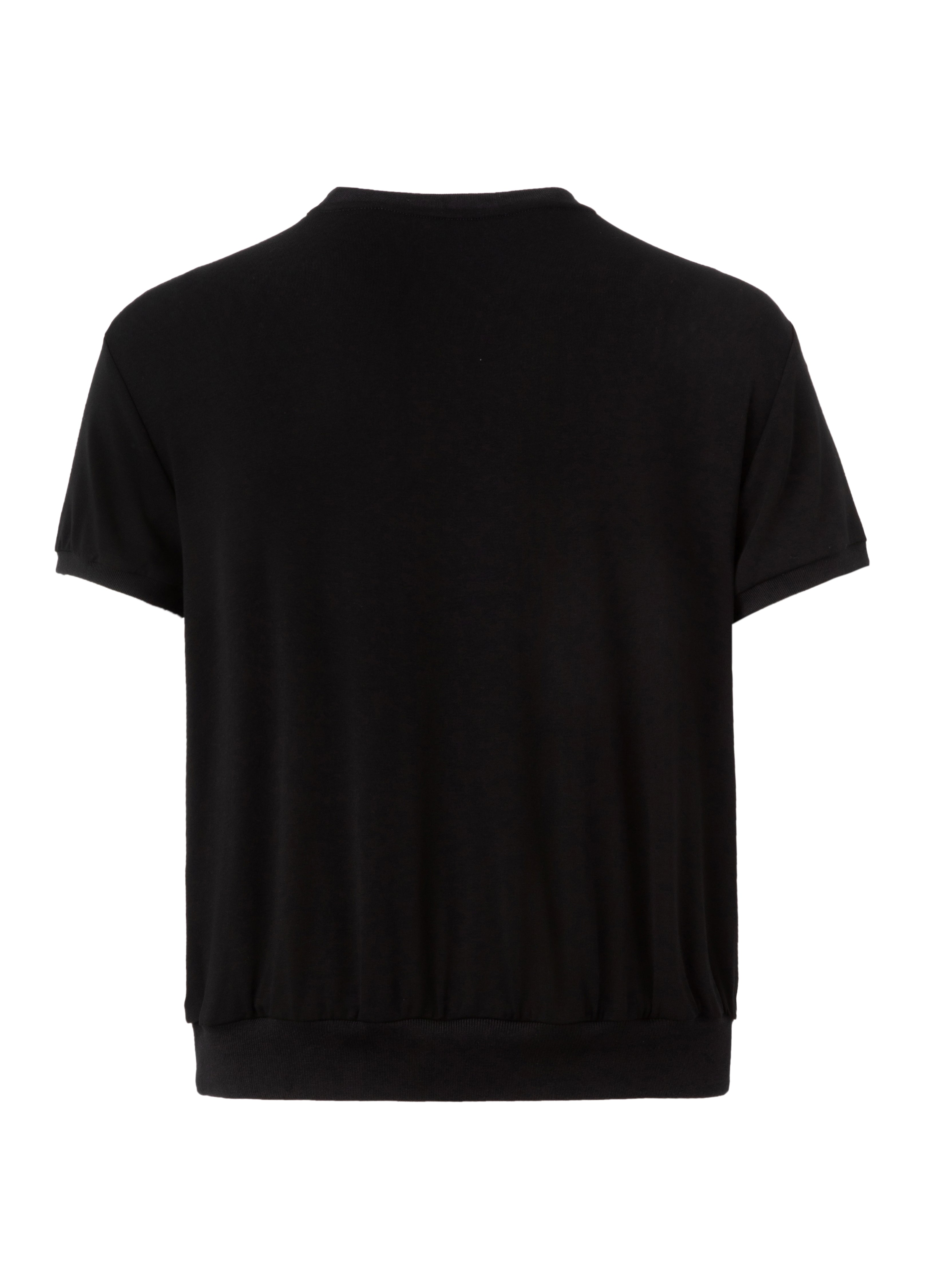 25SS FITTED RIBBED WAIST TEE