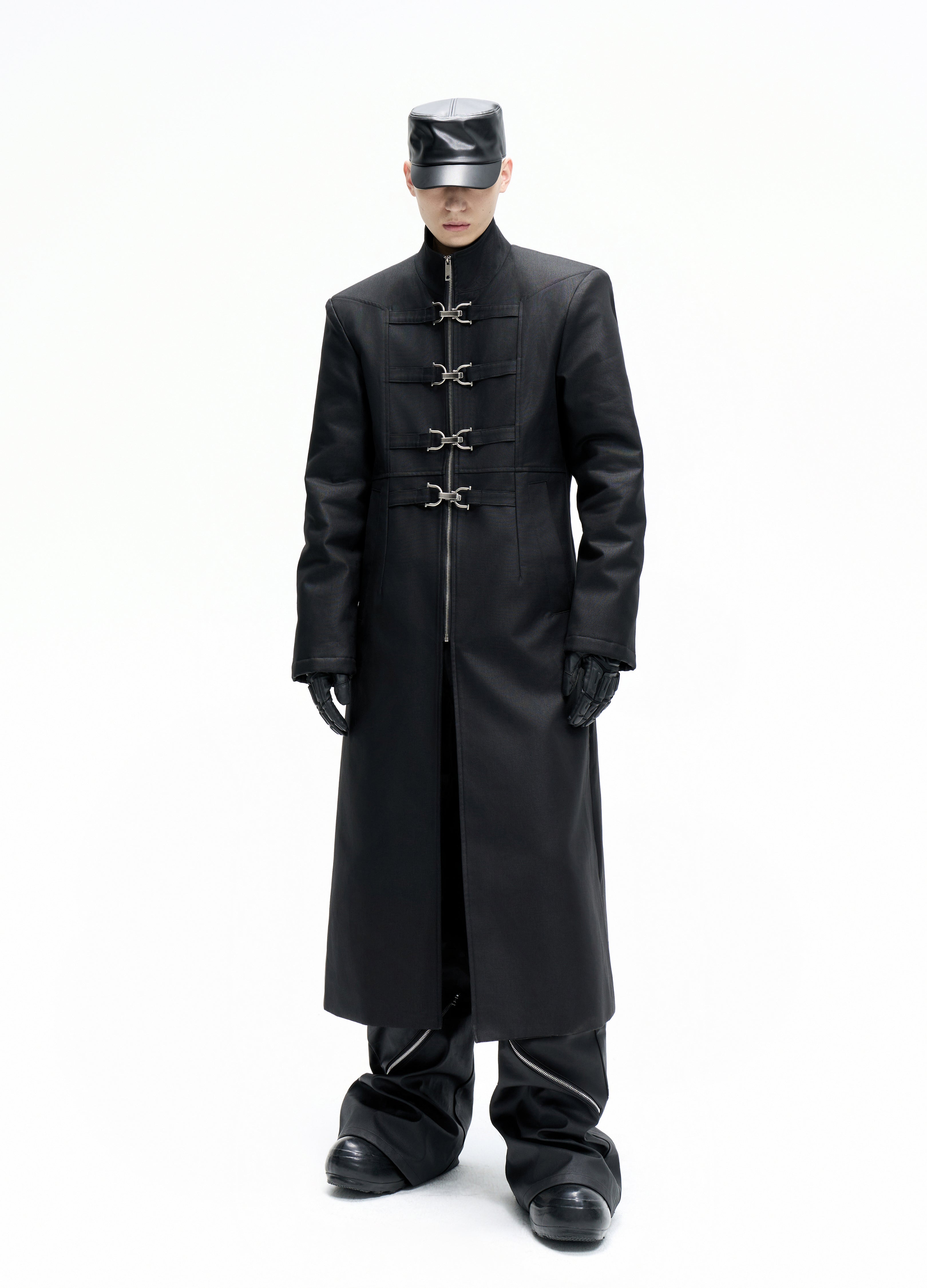 25FW FUR-LINED HIGH NECK COAT