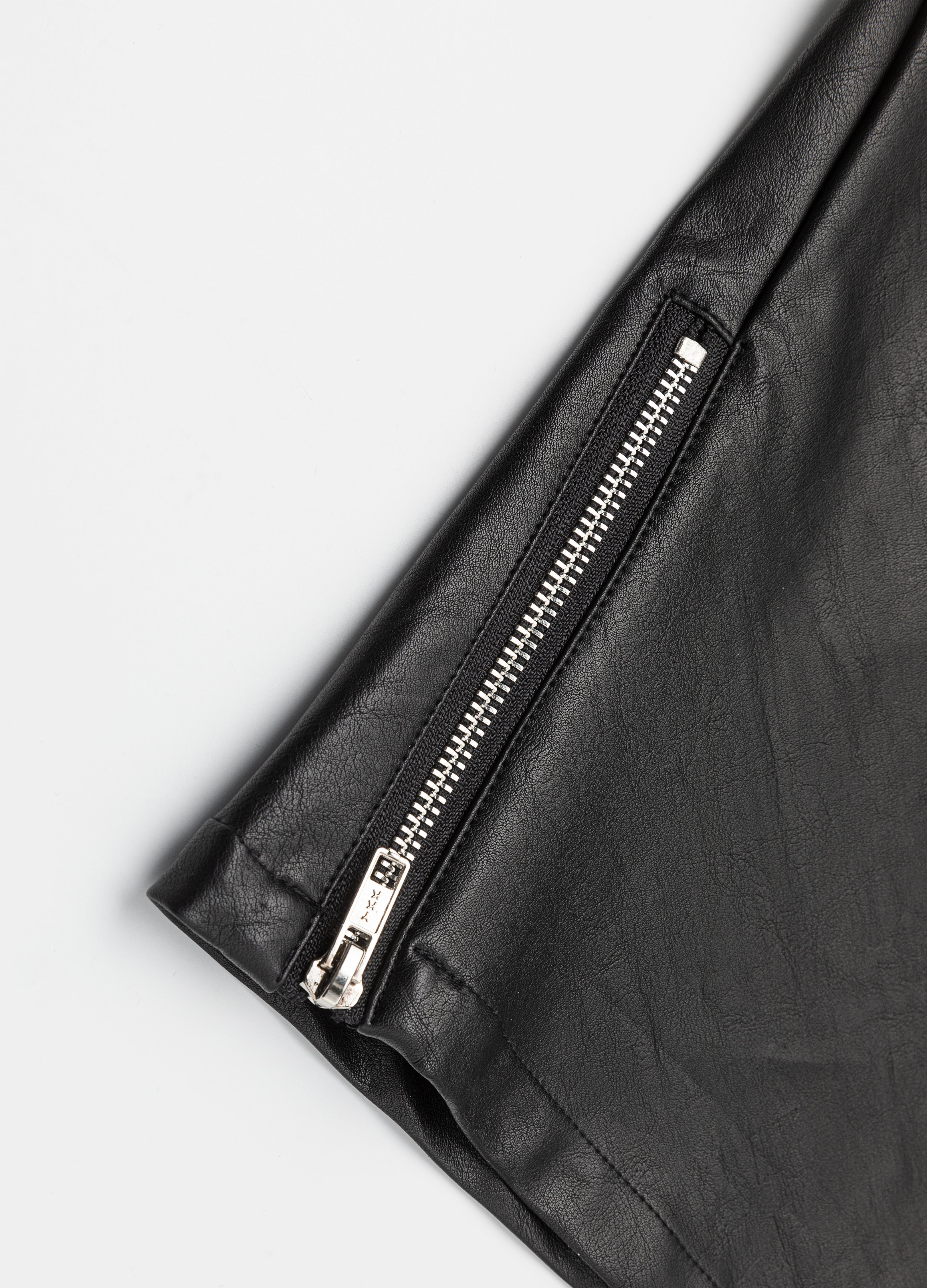 26SS SCIMITAR ZIP SKINNY PANTS