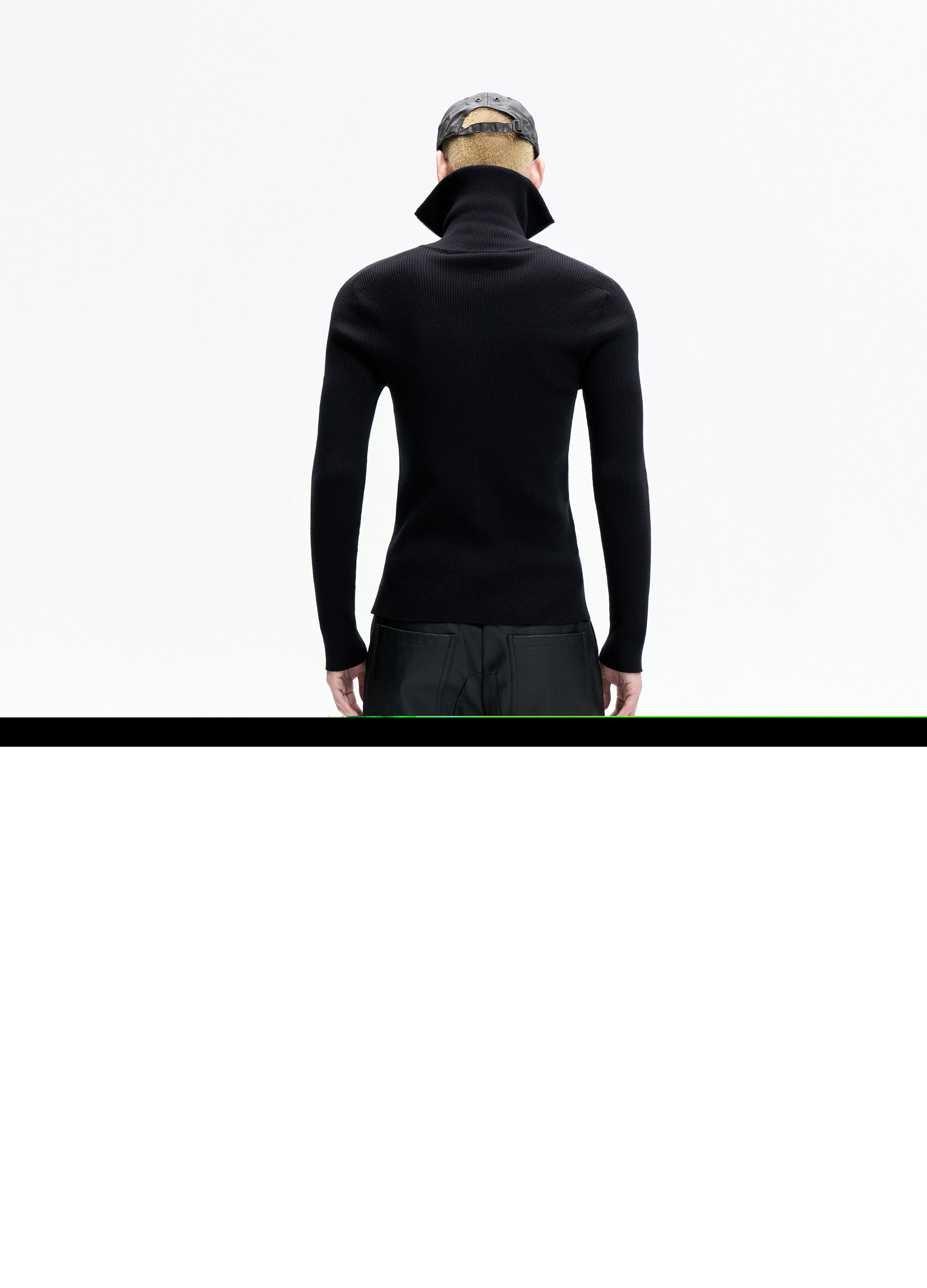 25FW DUAL-ZIP HIGH NECK KNIT