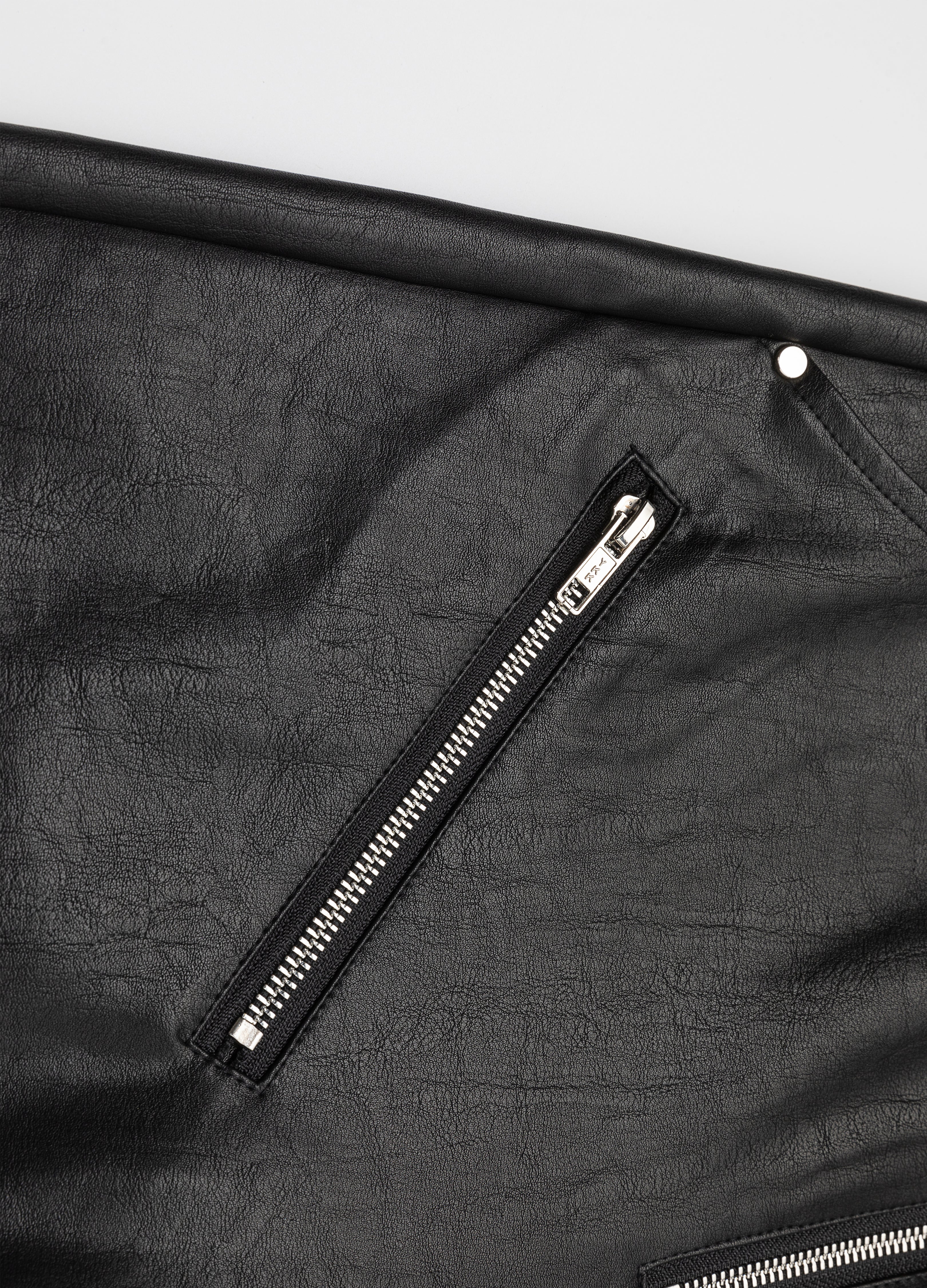 26SS SCIMITAR ZIP SKINNY PANTS