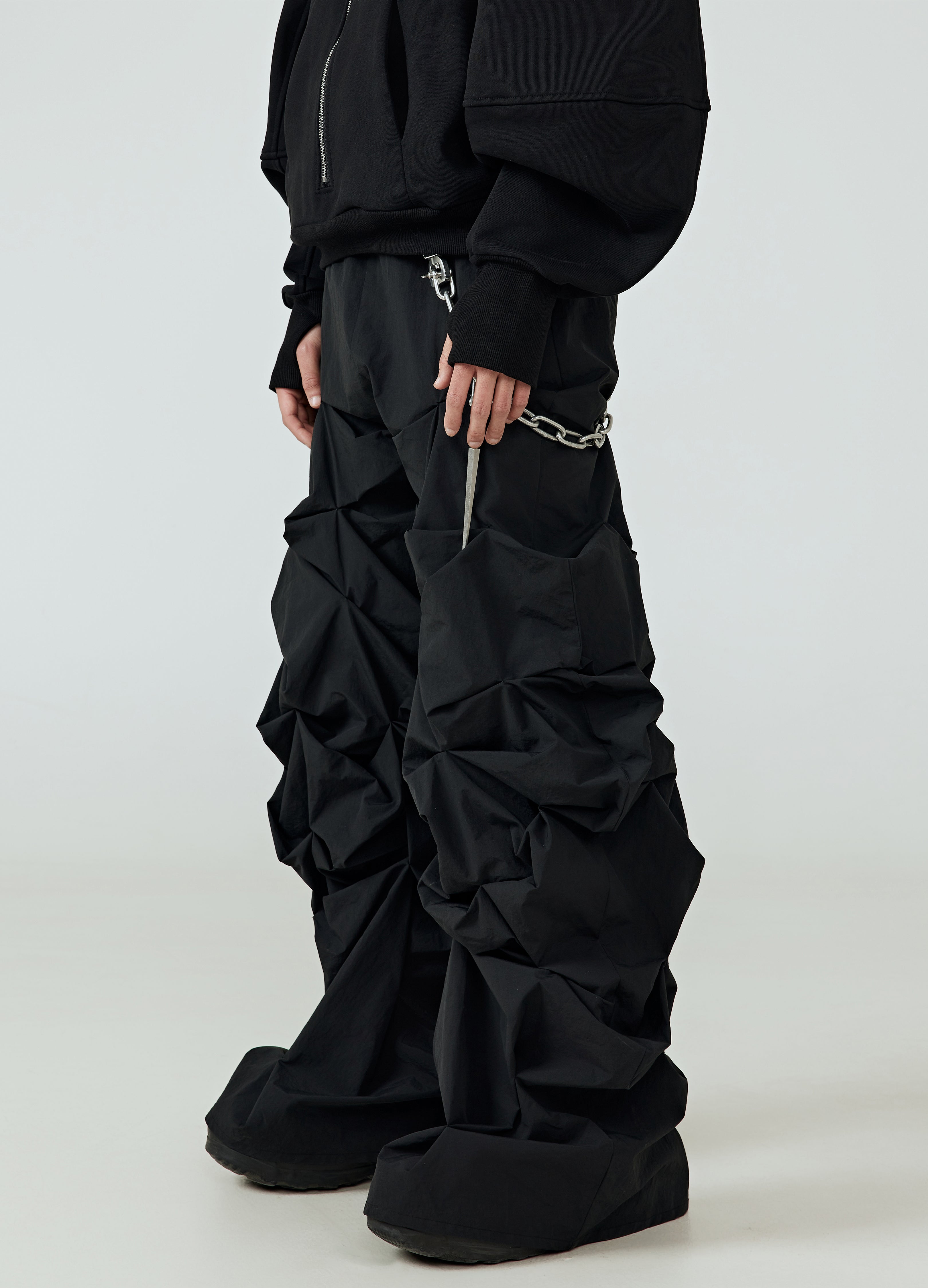 25SS 3D SHADOW PLEAT PANTS