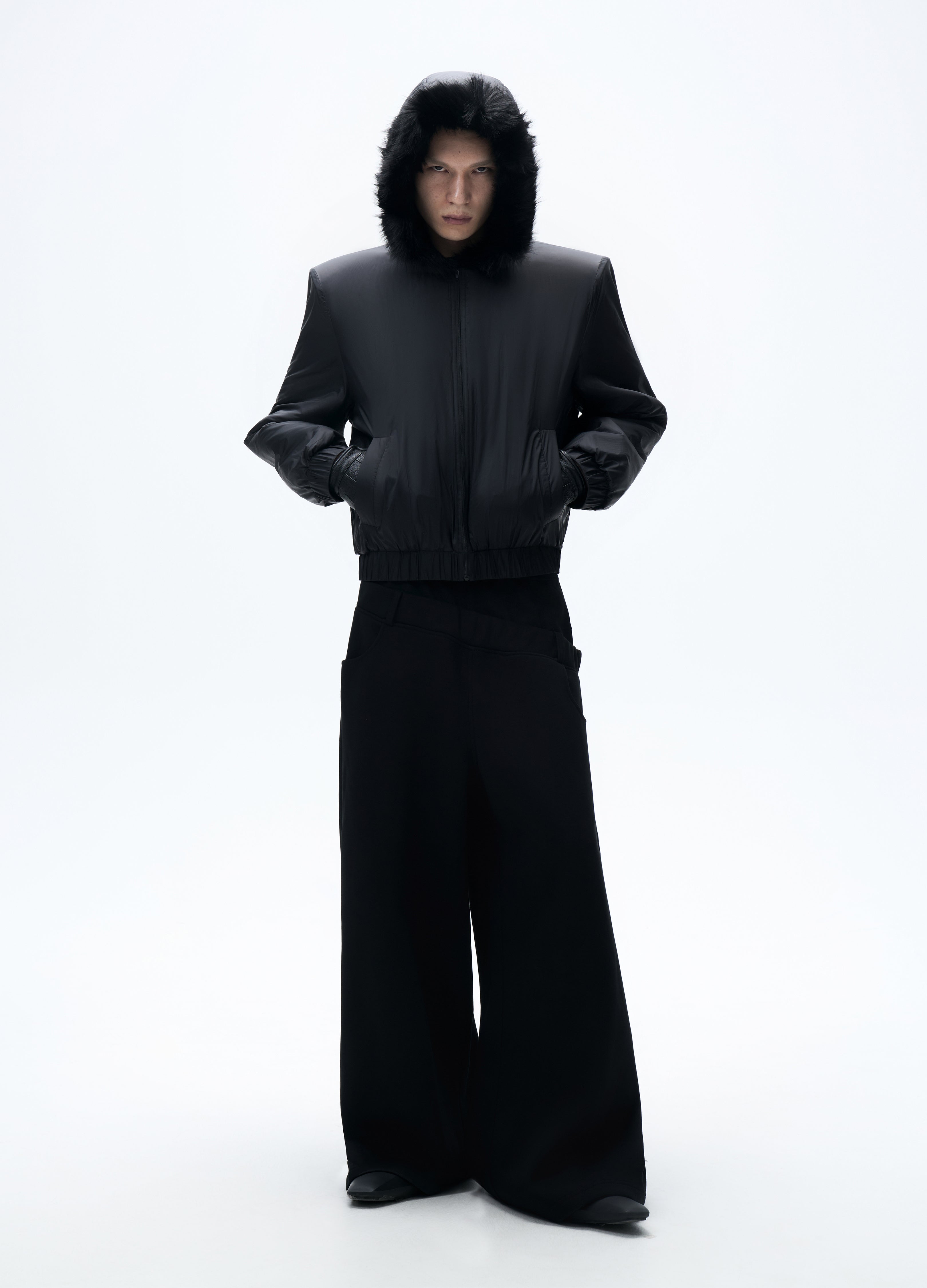 25FW DUAL-WAIST PANEL SWEATPANTS