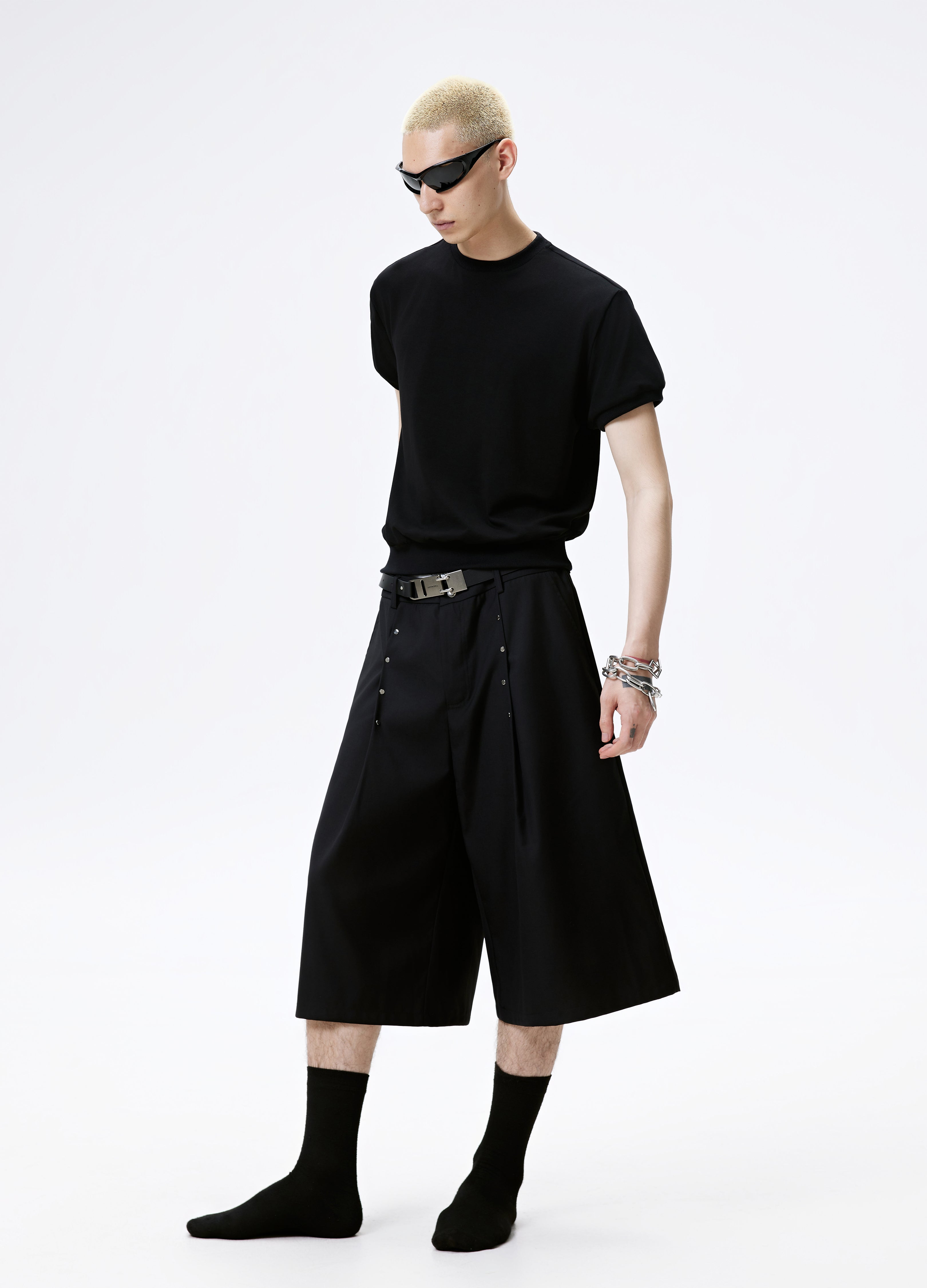 25SS FITTED RIBBED WAIST TEE