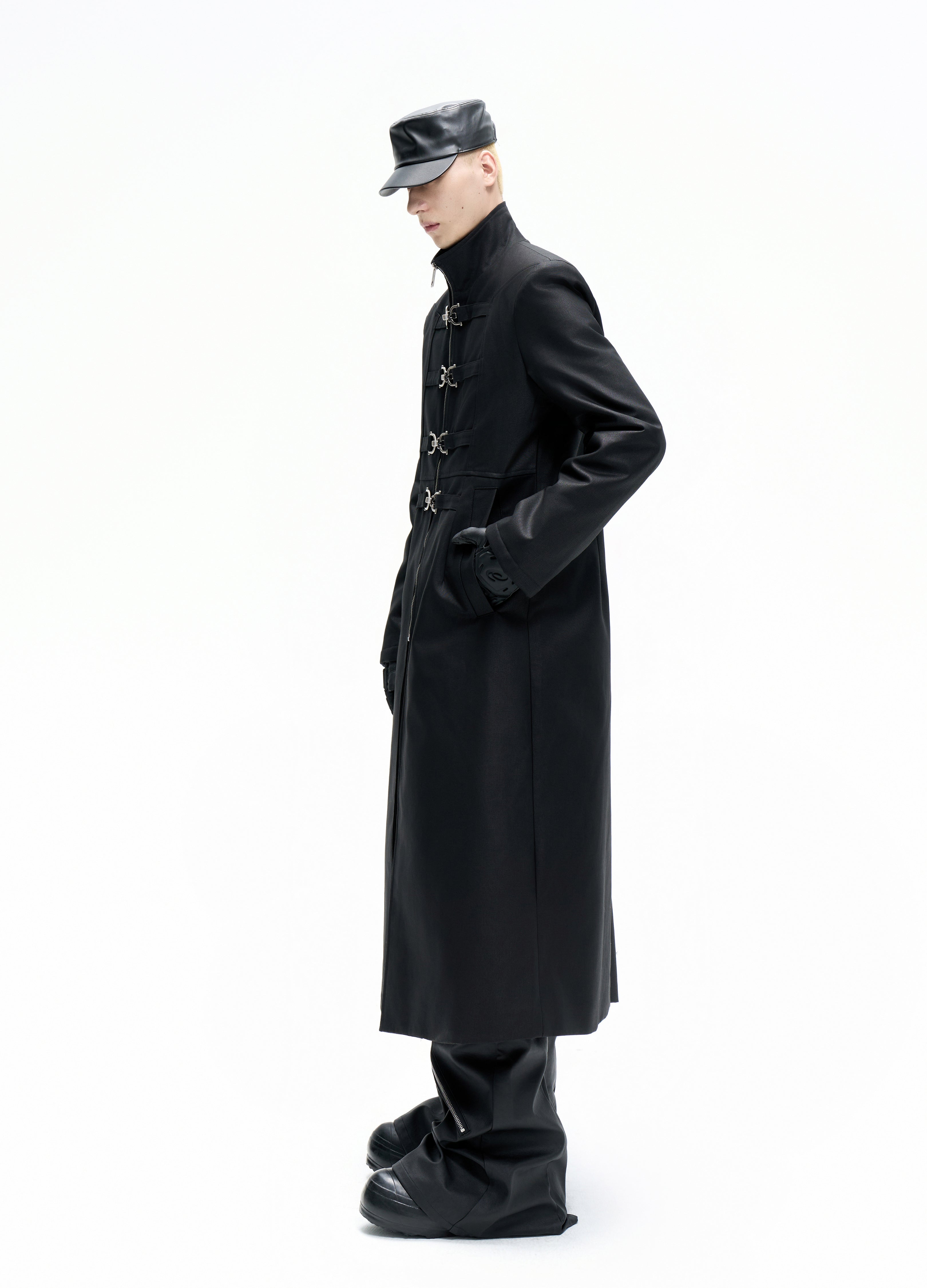 25FW FUR-LINED HIGH NECK COAT