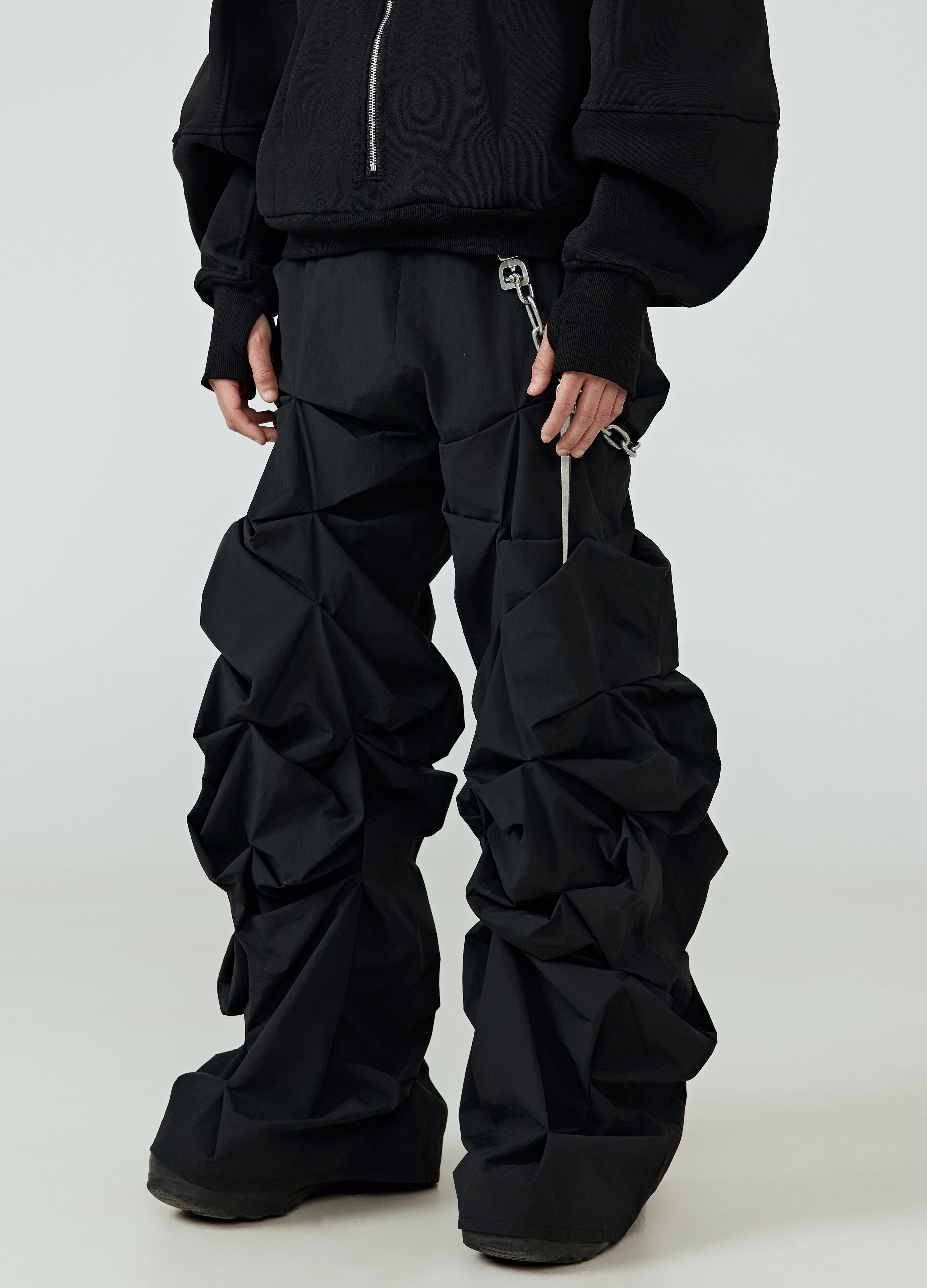 25SS 3D SHADOW PLEAT PANTS