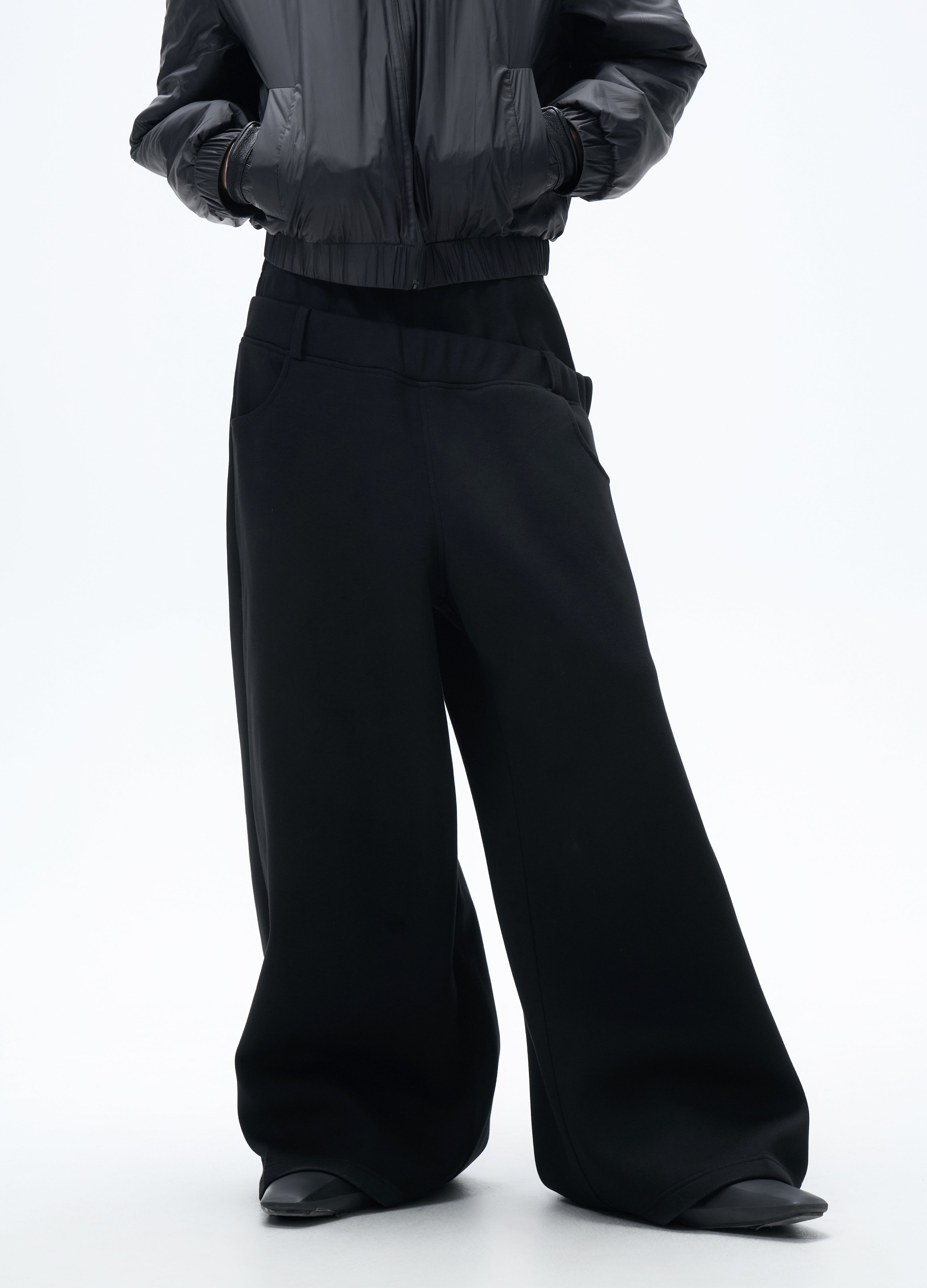 25FW DUAL-WAIST PANEL SWEATPANTS