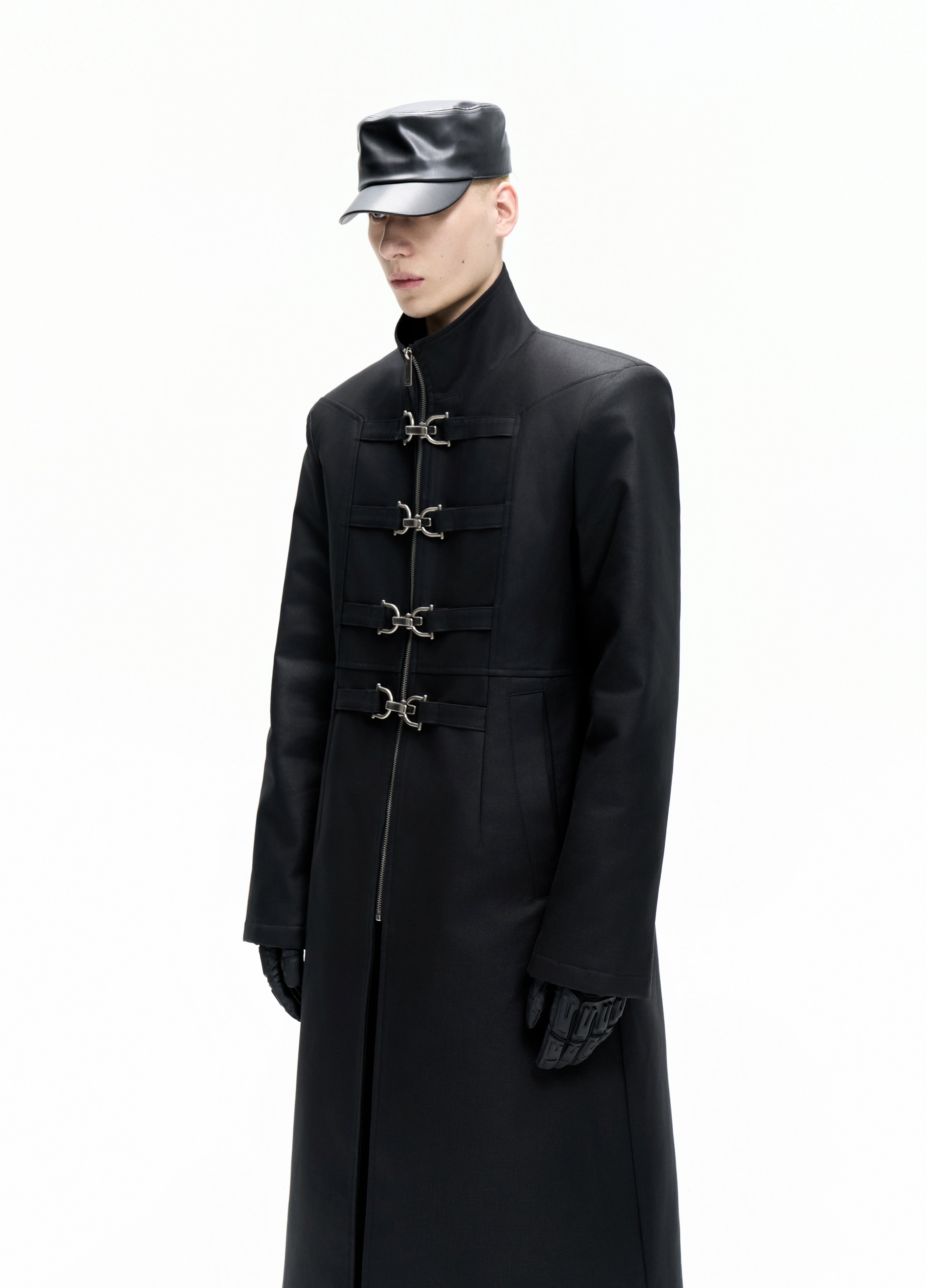 25FW FUR-LINED HIGH NECK COAT