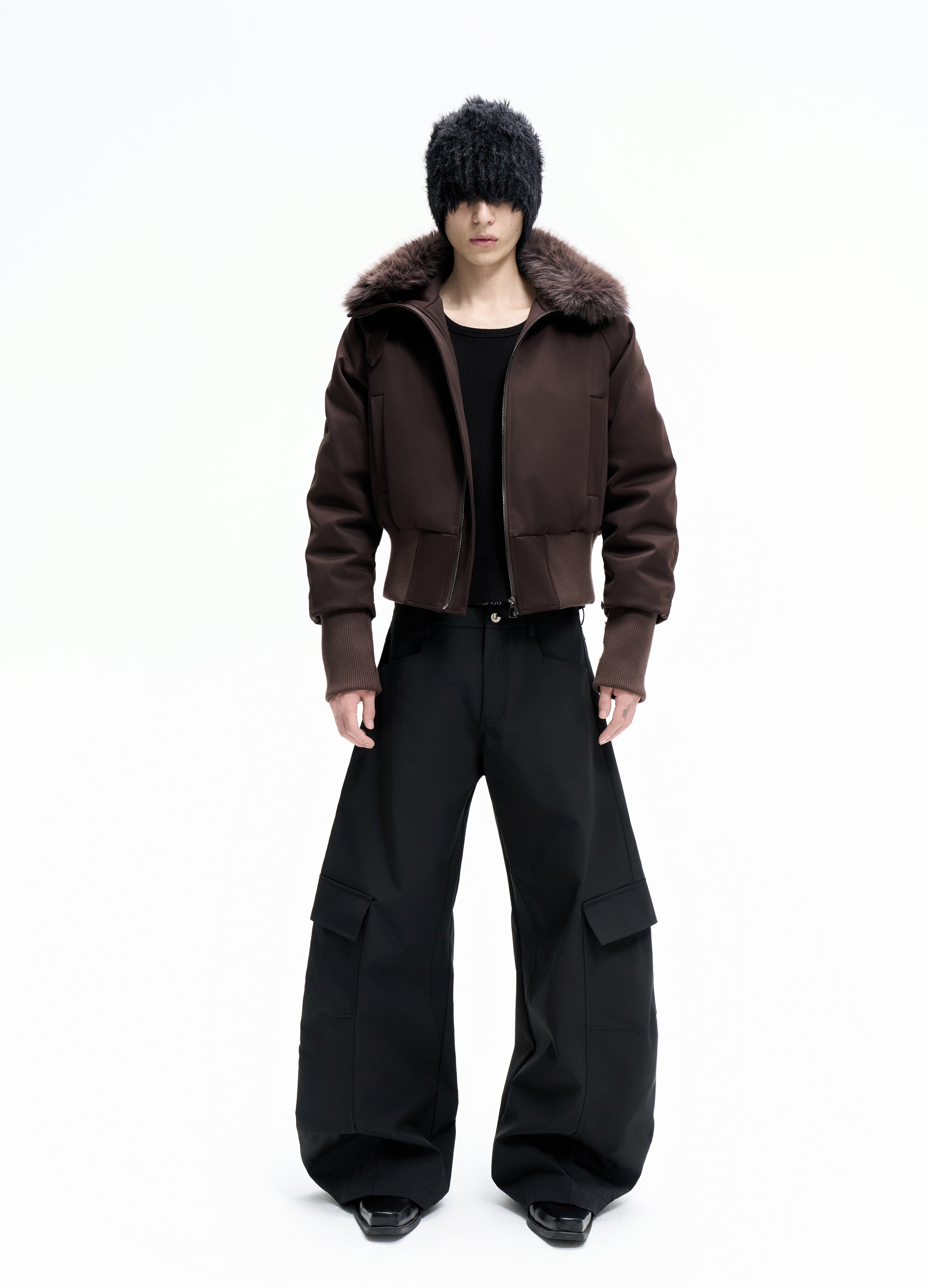 25FW FUR HOODED PARKA JACKET