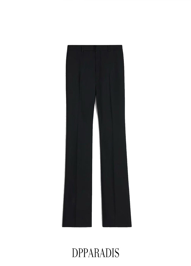 WOOL SKINNY TROUSERS