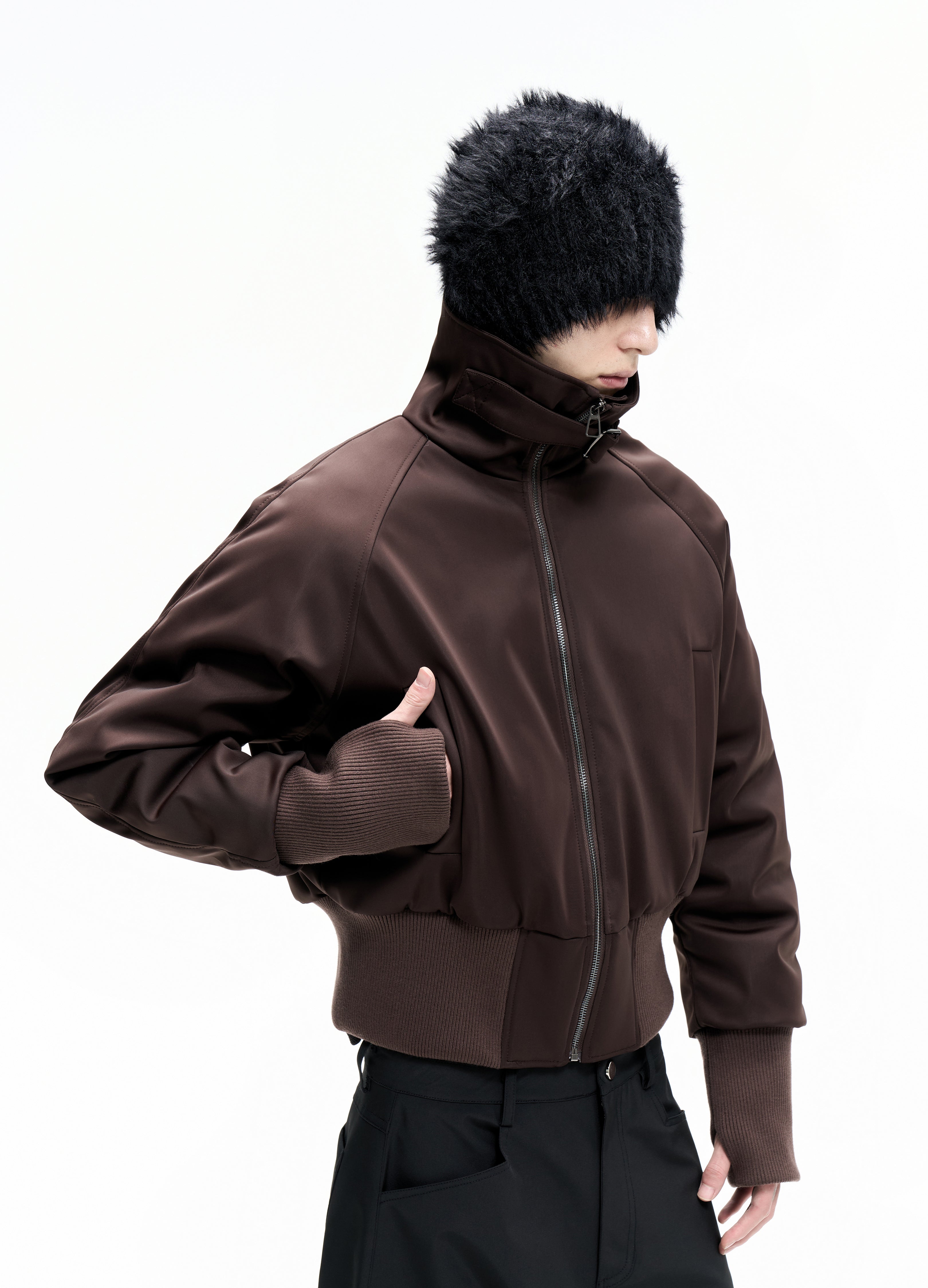 25FW FUR HOODED PARKA JACKET