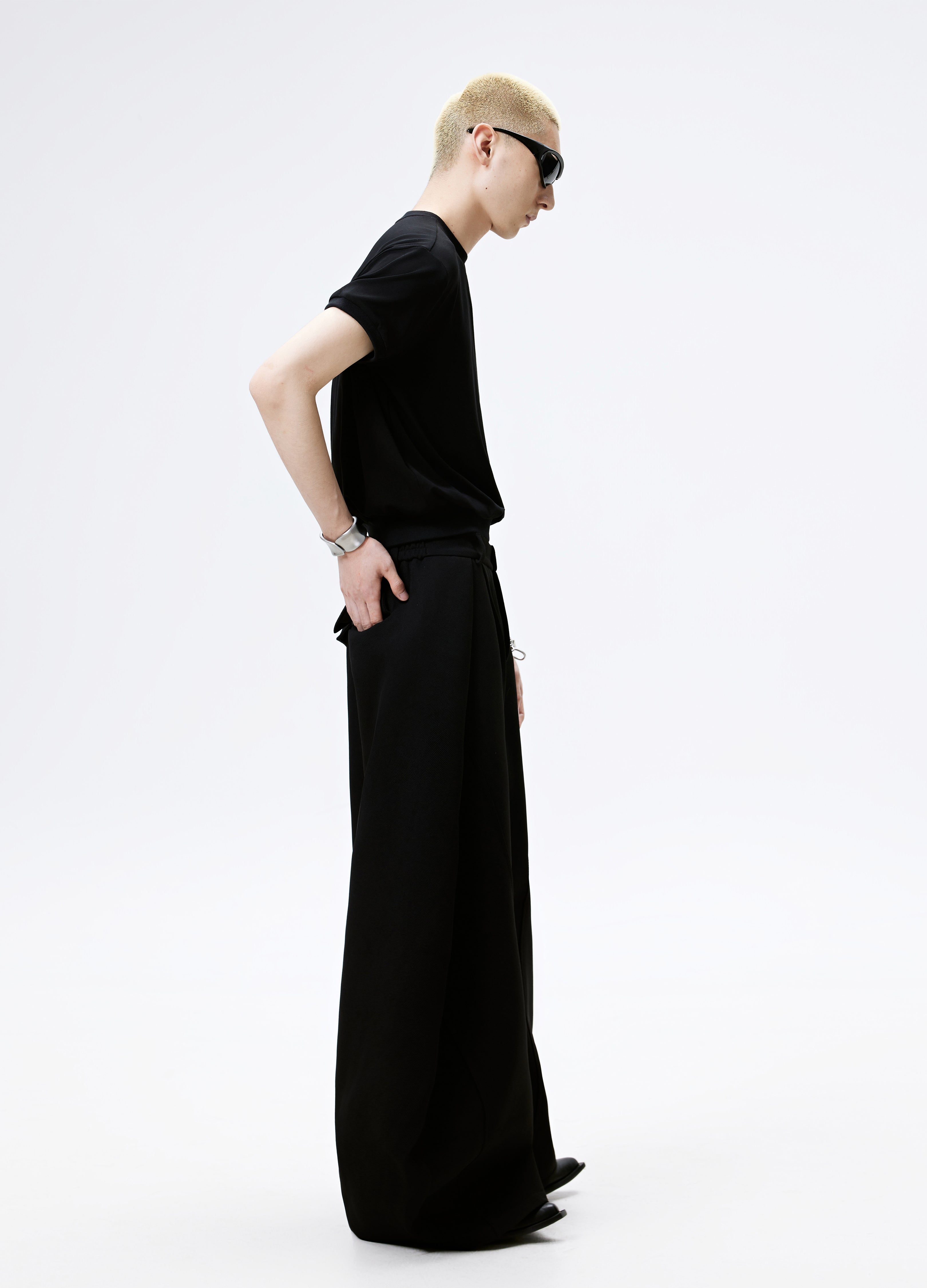25SS FITTED RIBBED WAIST TEE