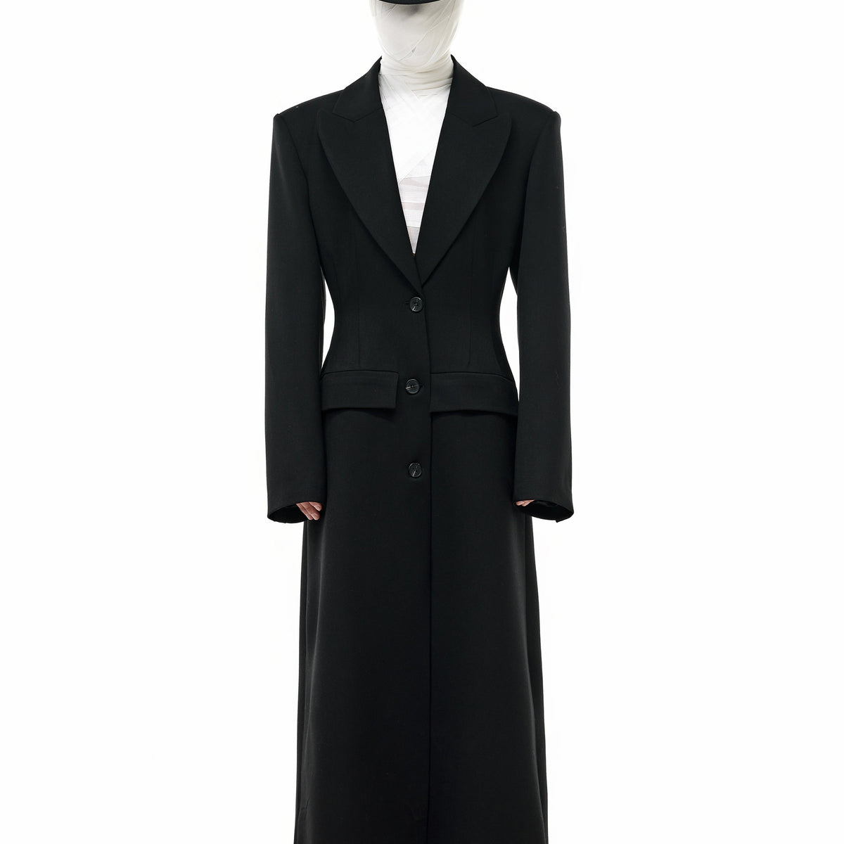 DUKE EXTENDED WOOL COAT