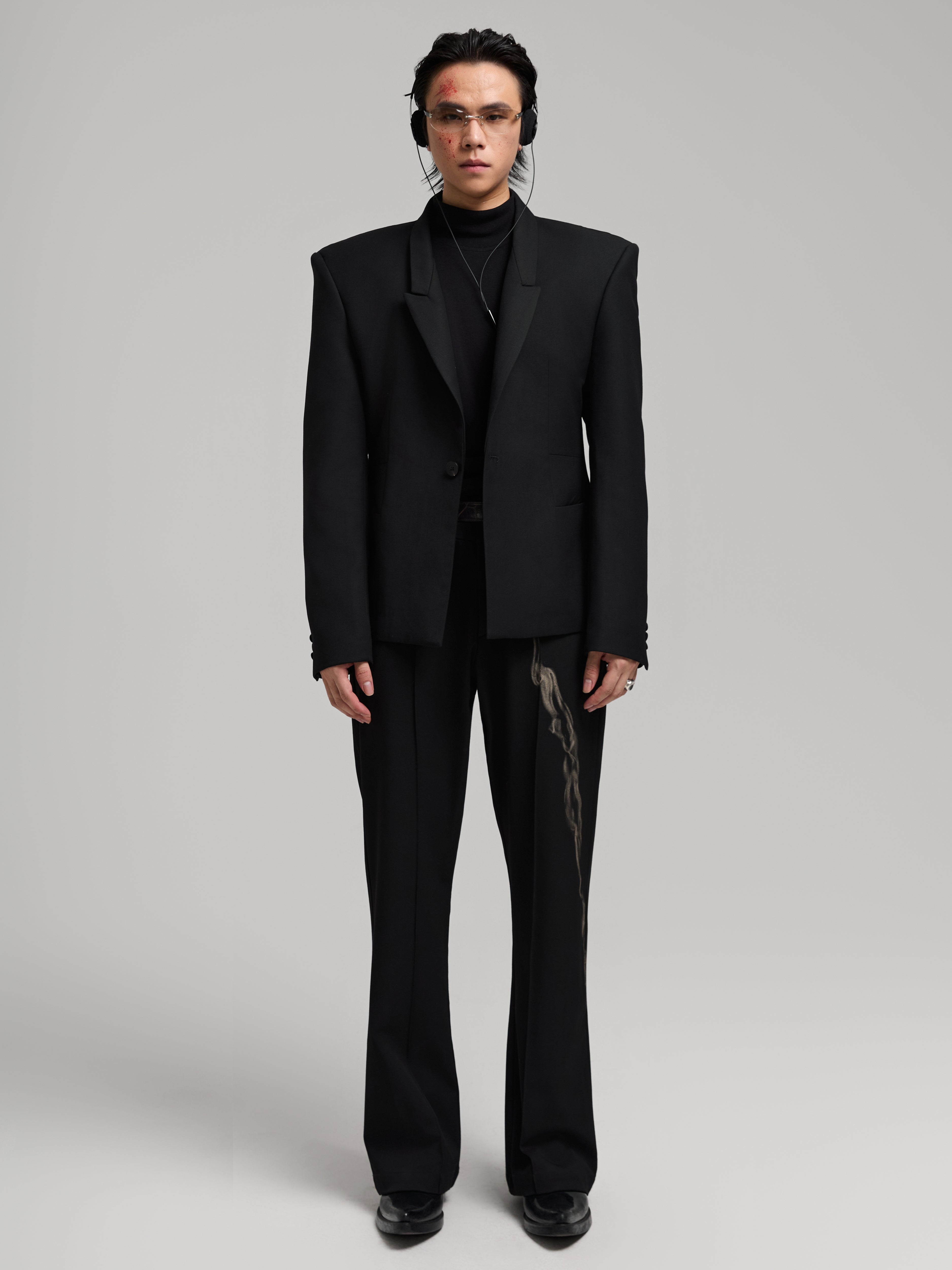 24AW Hourglass Wool Suit Top