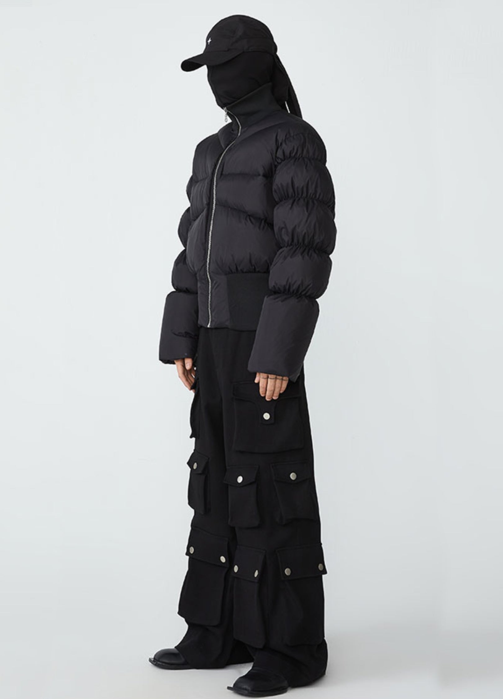 22FW Nocturnal Eclipse Crop Puffer