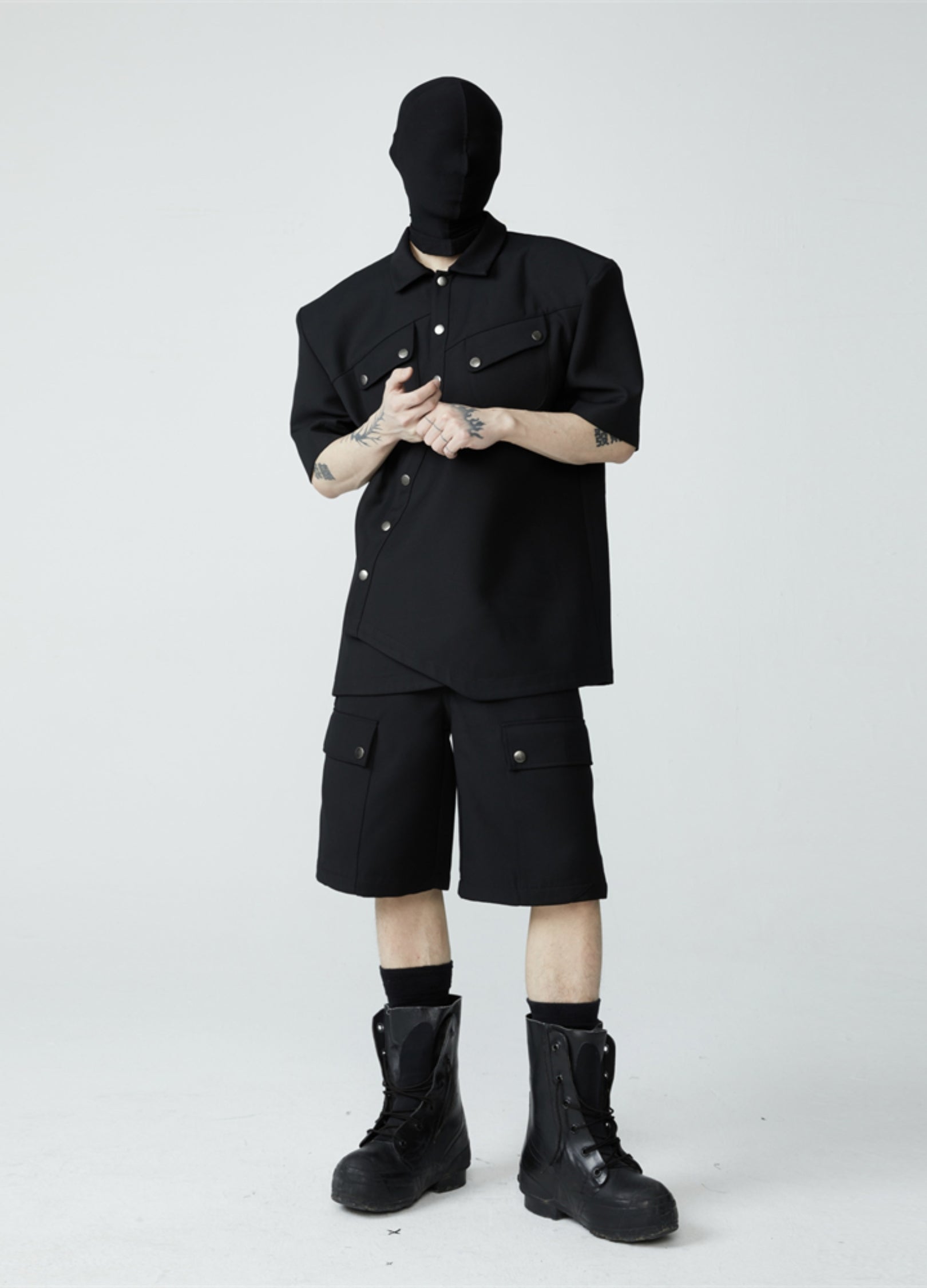 23SS Utility Dual-Belt Shorts