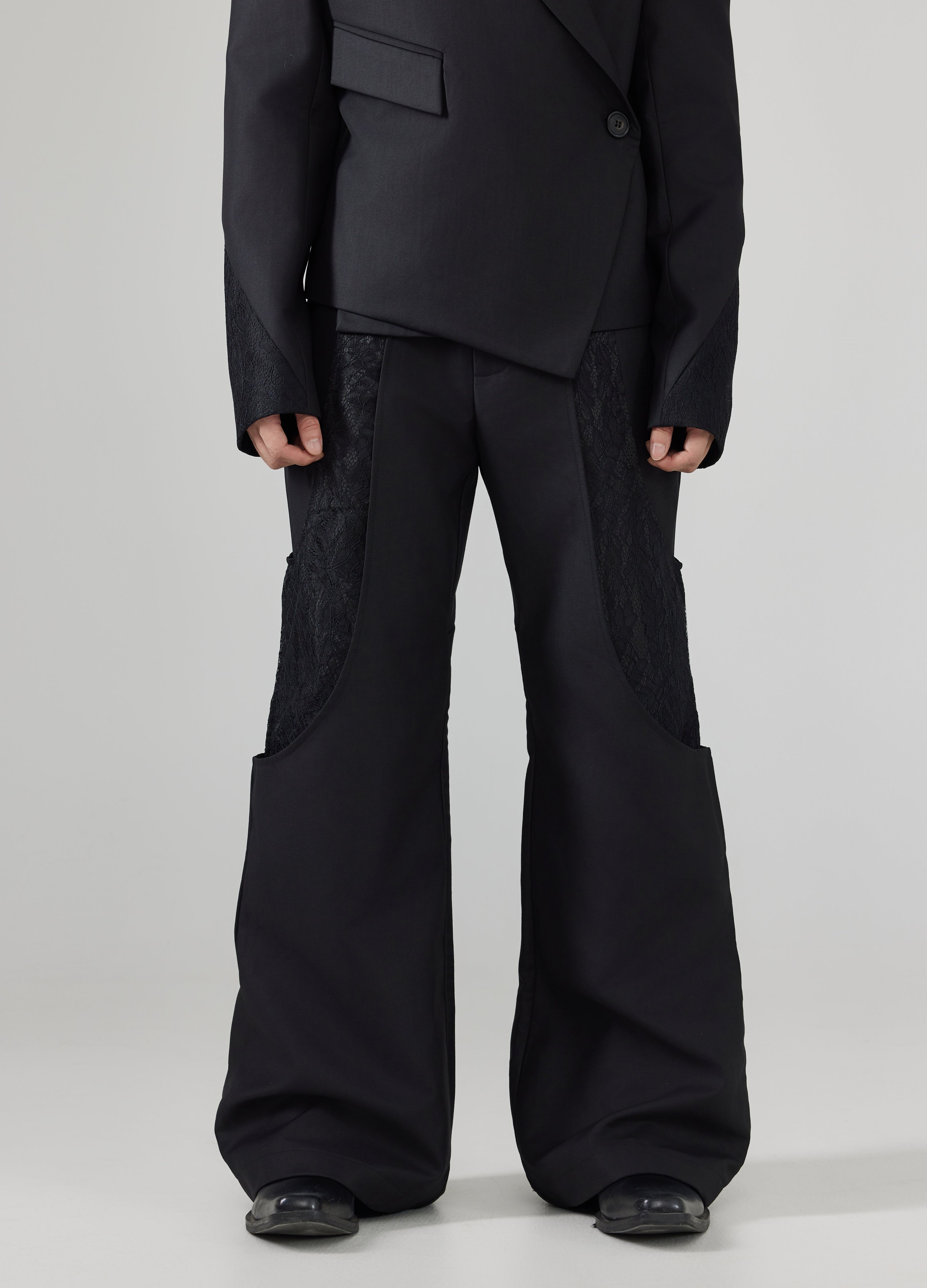 24FW Trimmed Flare Bottoms