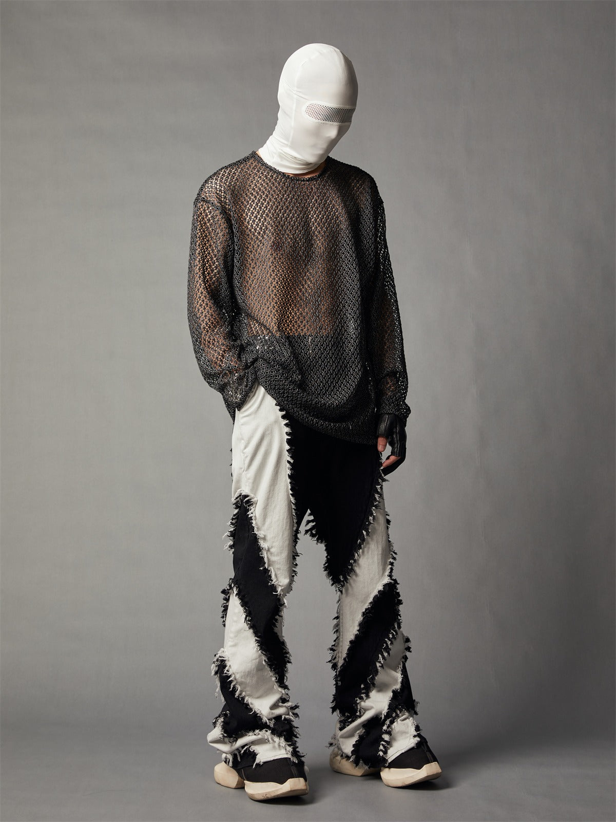 22SS Monochrome Punk Pants