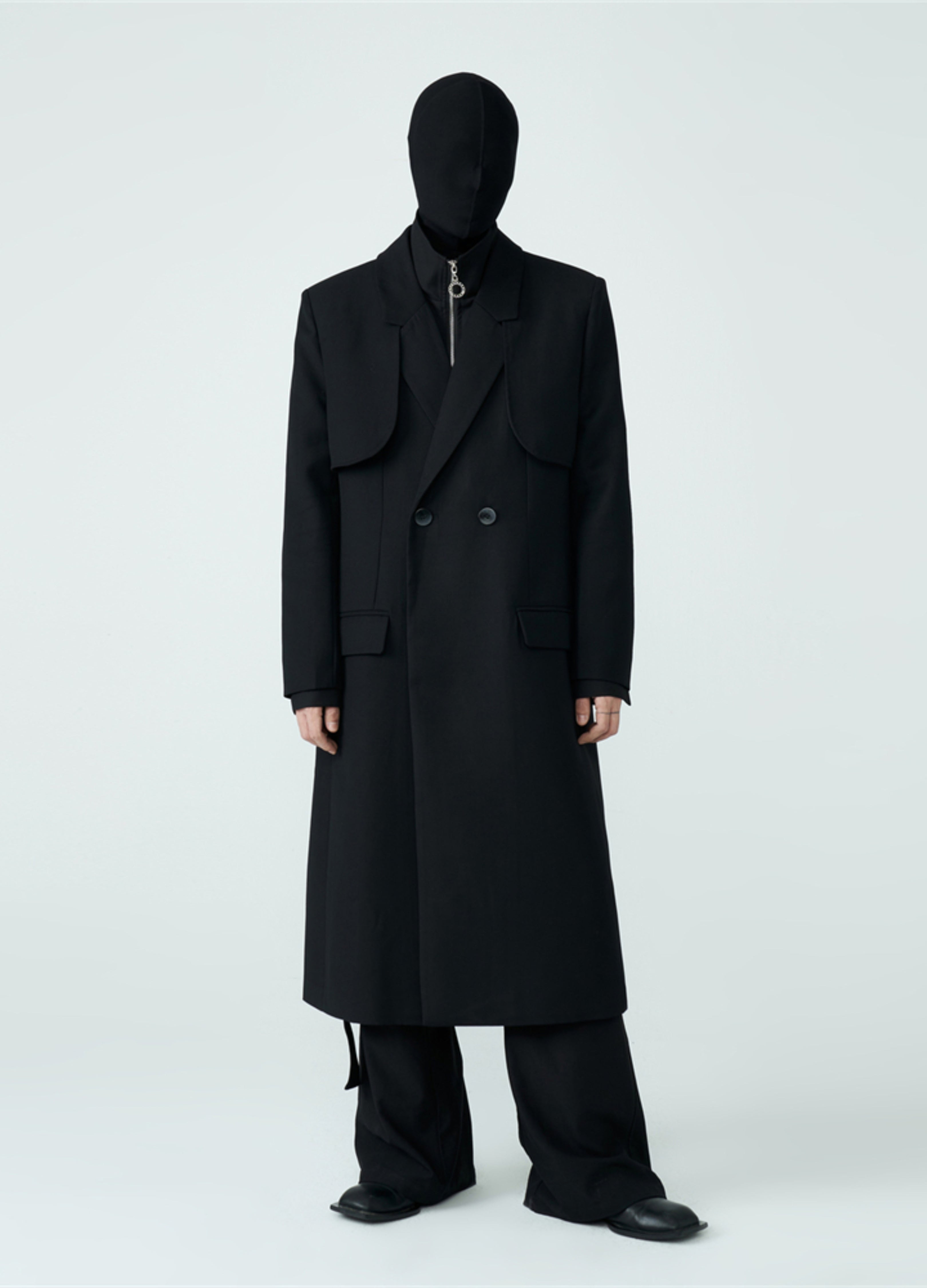 22SS Double Breasted Trench Overcoat