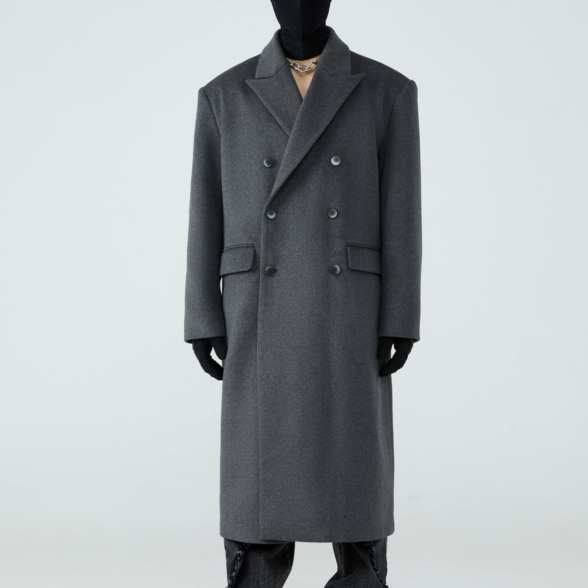 23FW Double-Breasted Cashmere Coat