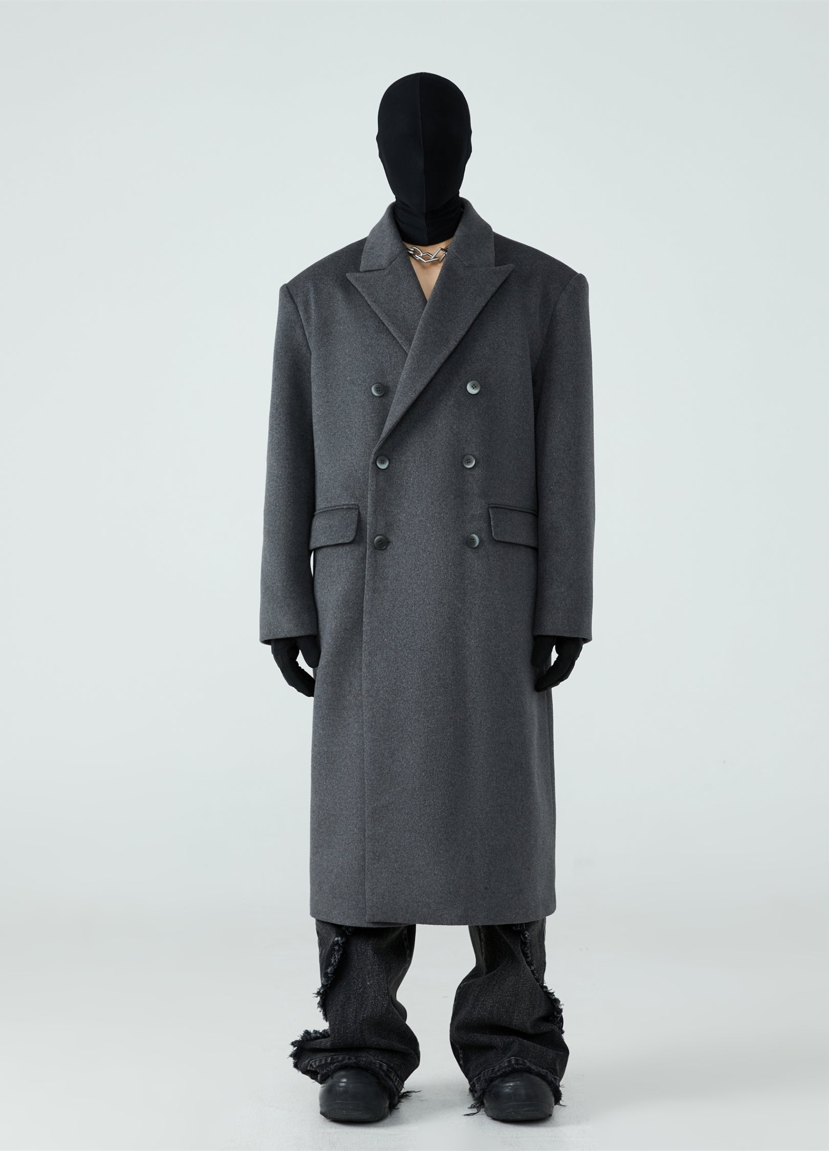 23FW Double-Breasted Cashmere Coat