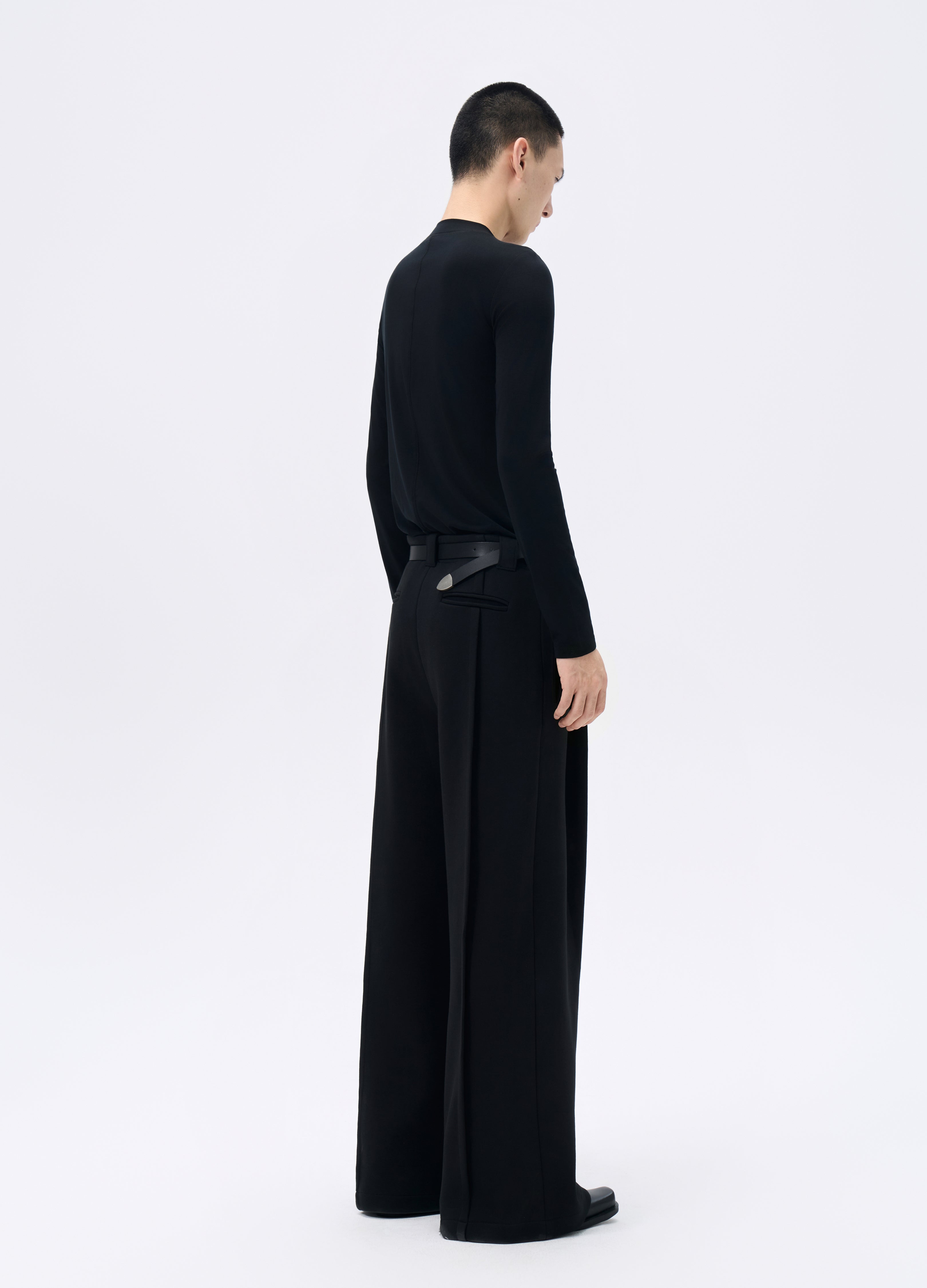 25FW BLACK WOOL BASE LAYER